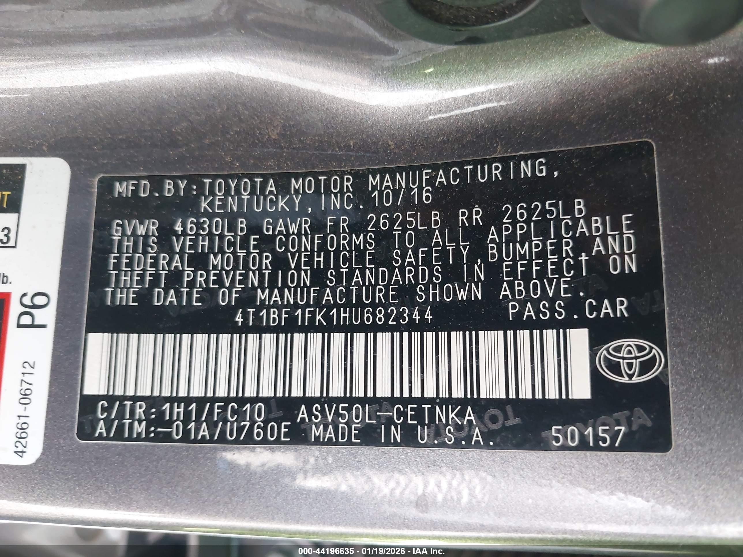 TOYOTA CAMRY image 9