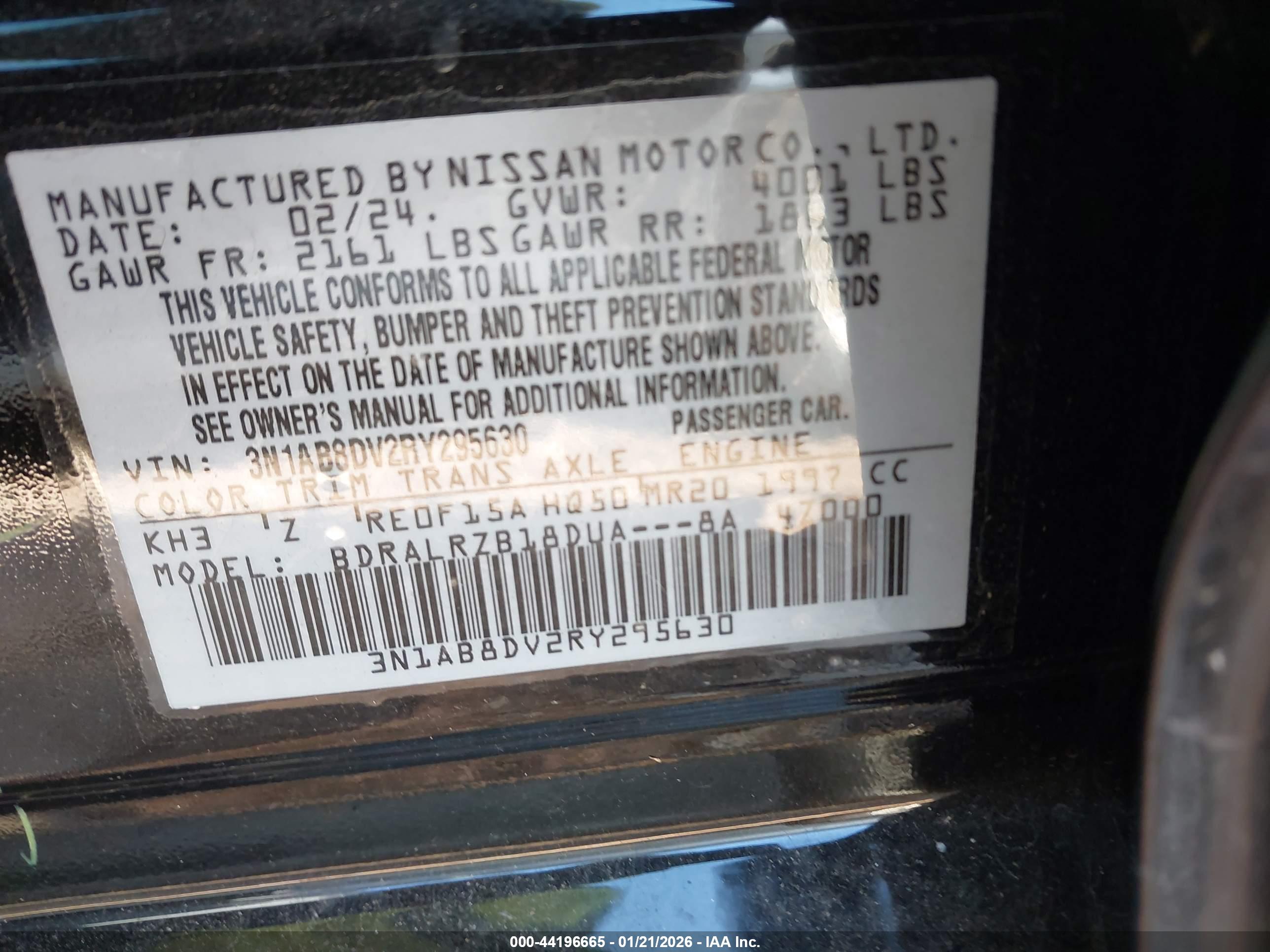 NISSAN SENTRA image 9