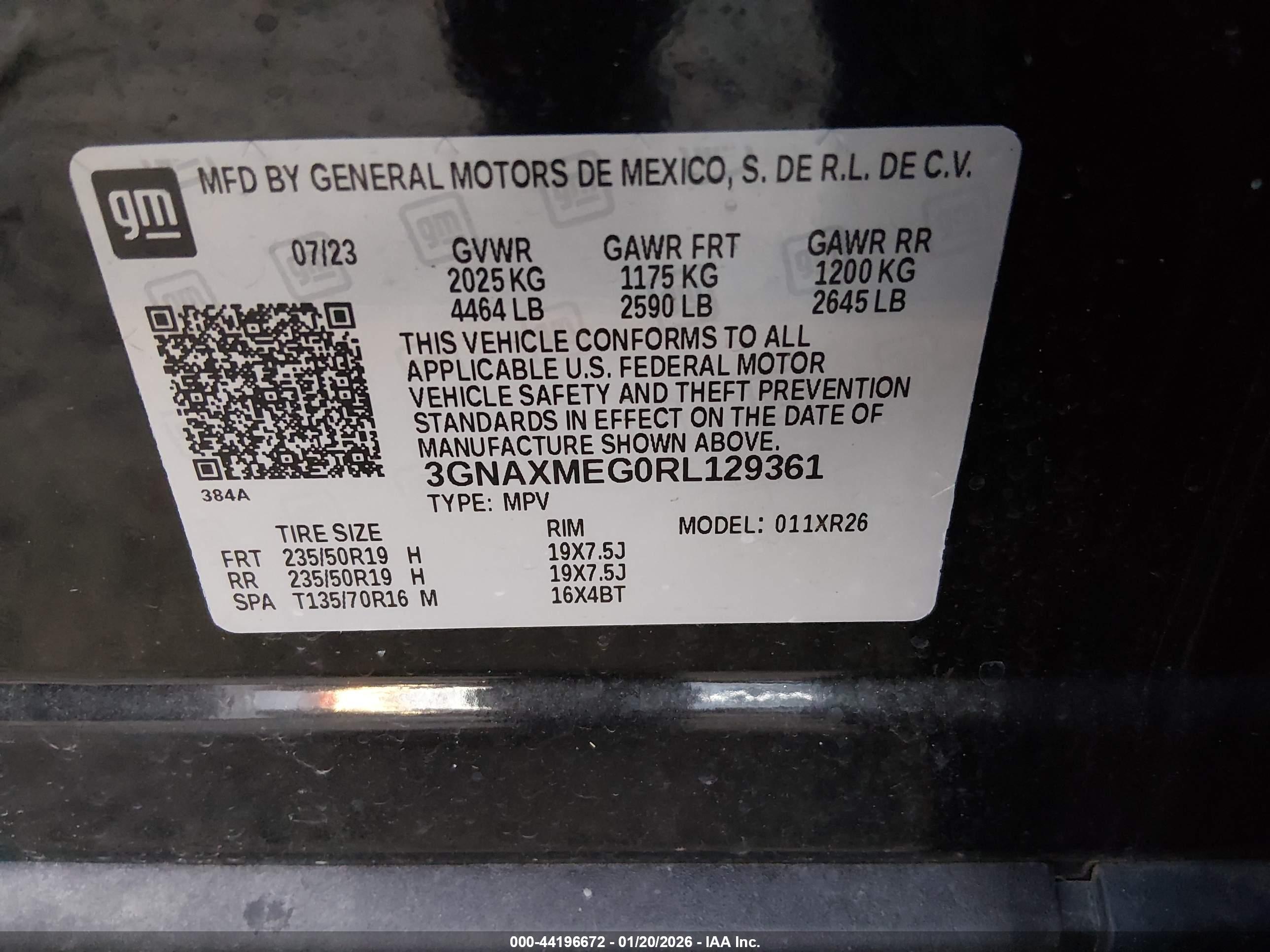 CHEVROLET EQUINOX image 9
