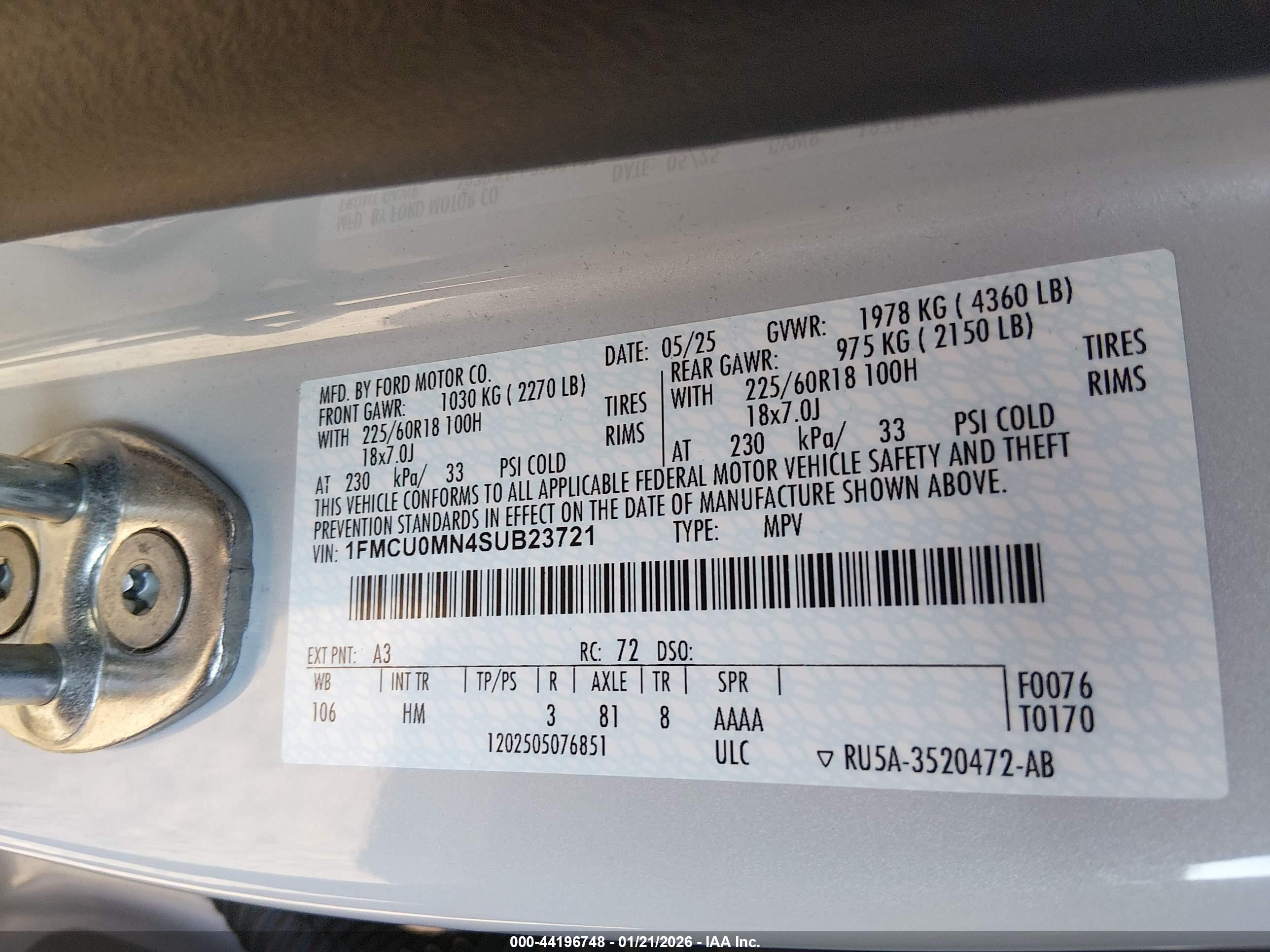 FORD ESCAPE image 9