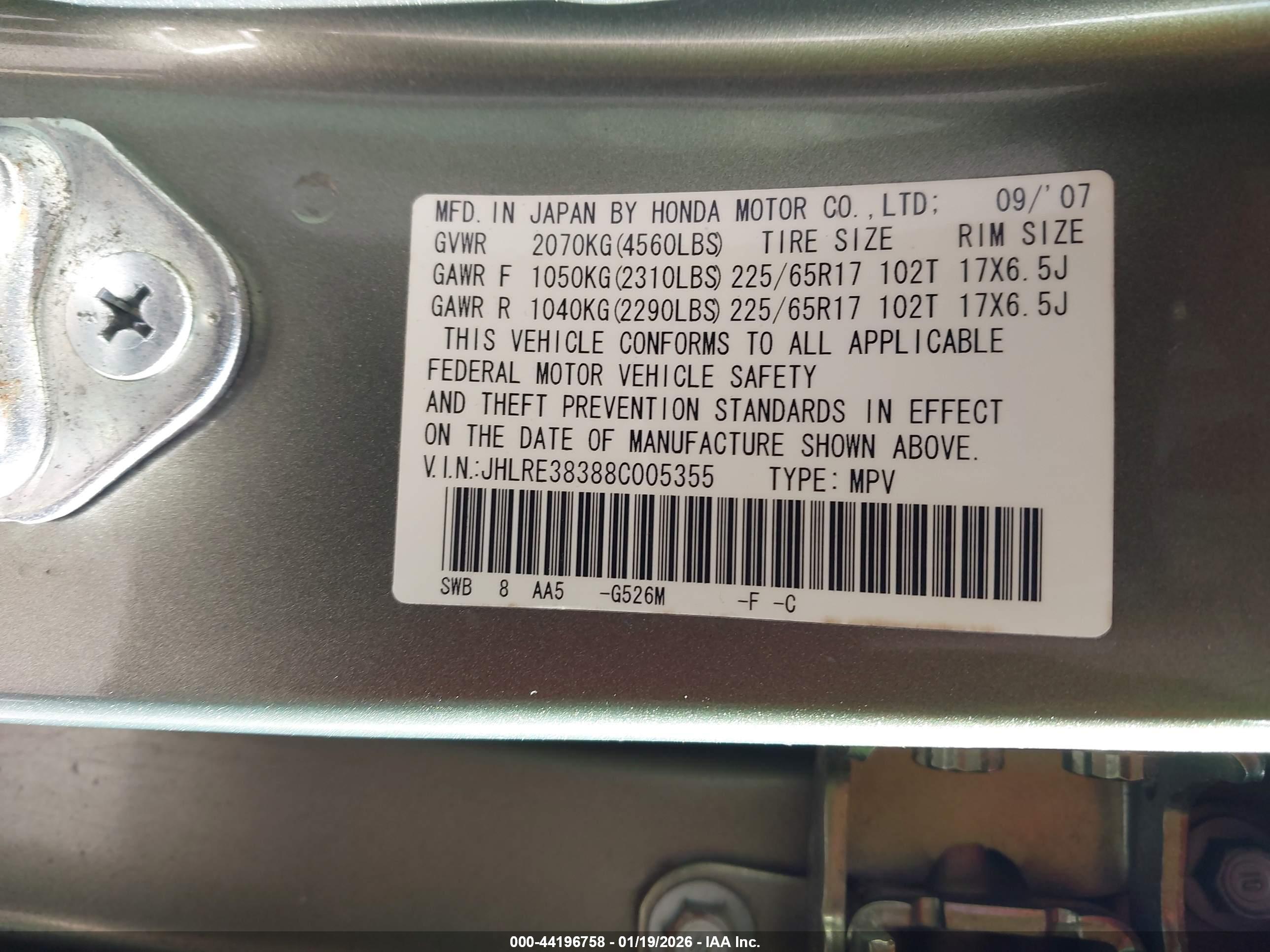 HONDA CR-V image 9