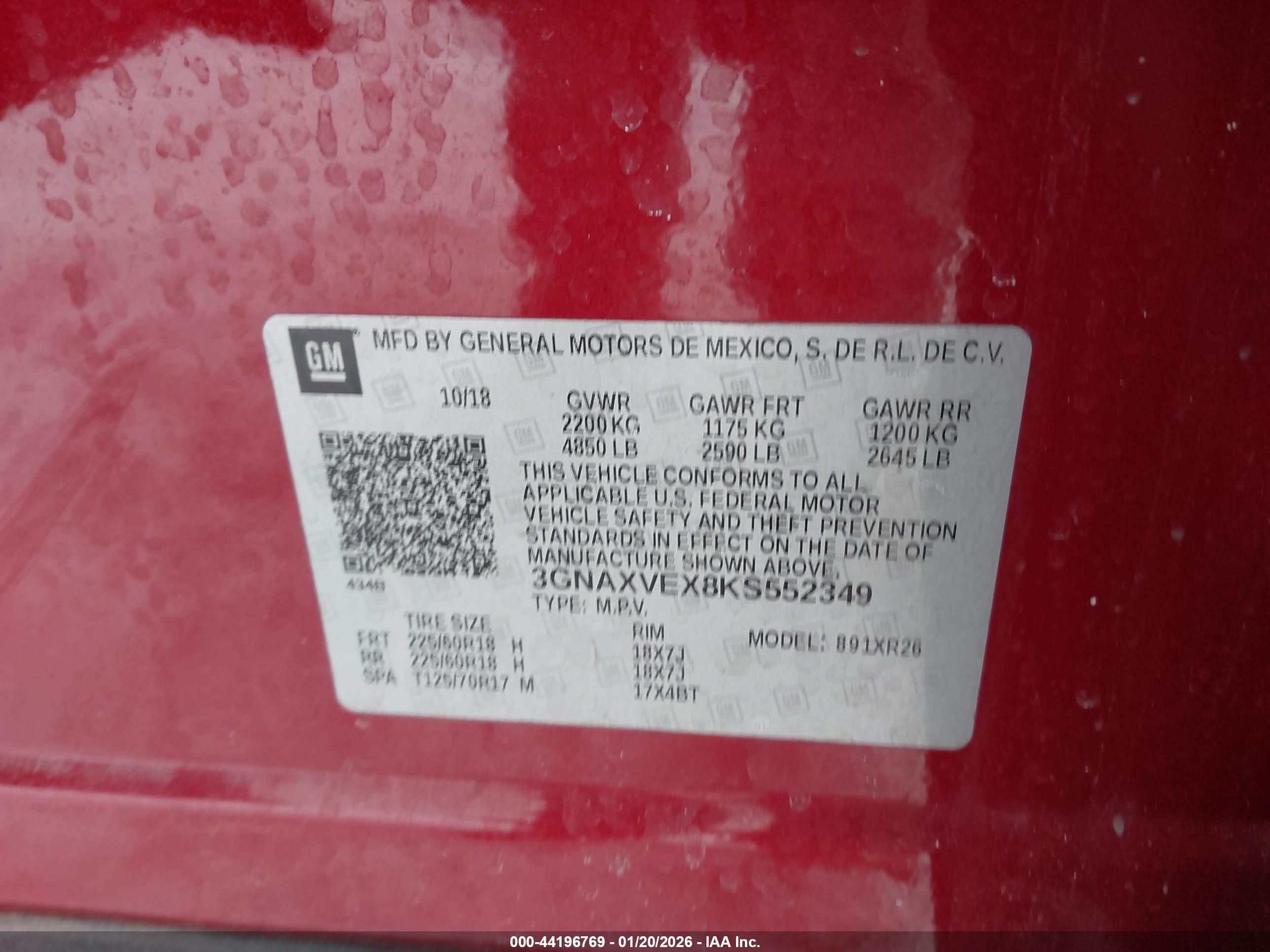 CHEVROLET EQUINOX image 9