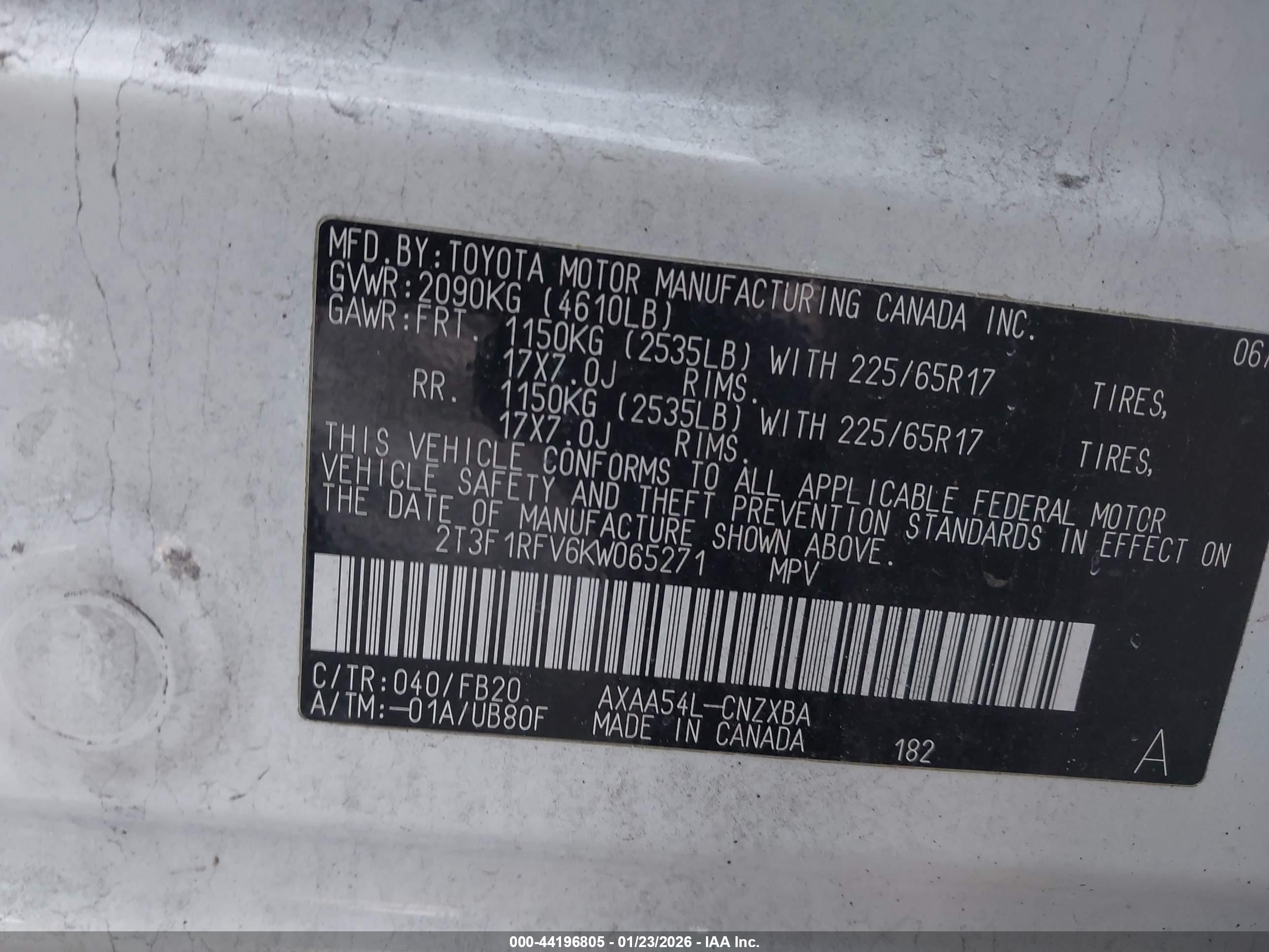 TOYOTA RAV4 image 9