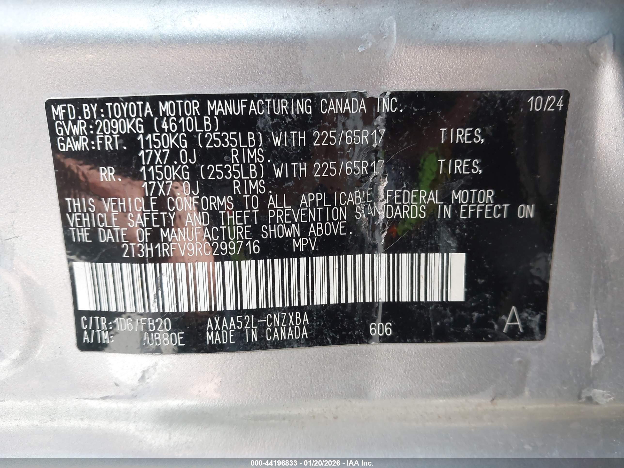 TOYOTA RAV4 image 9