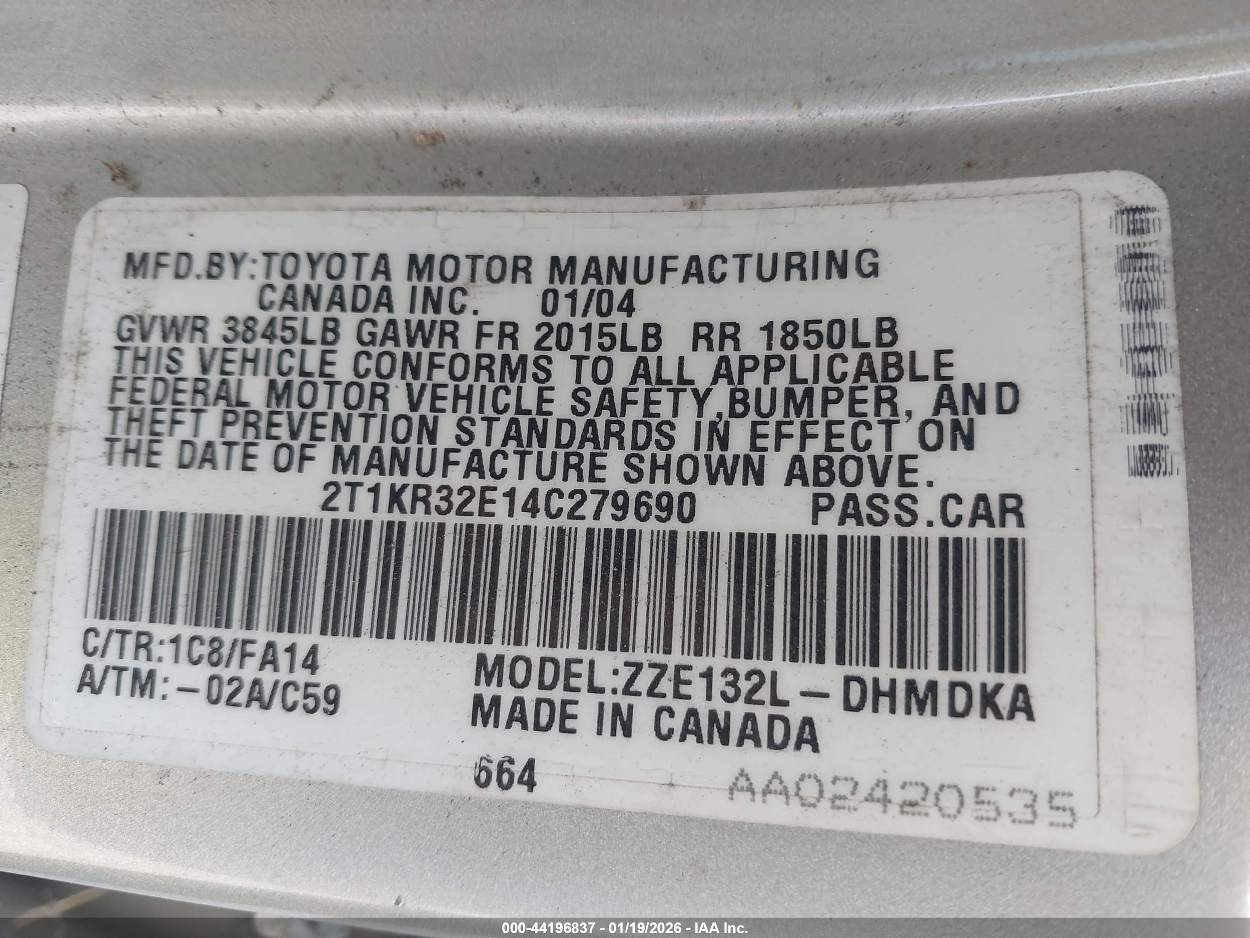 TOYOTA MATRIX image 9