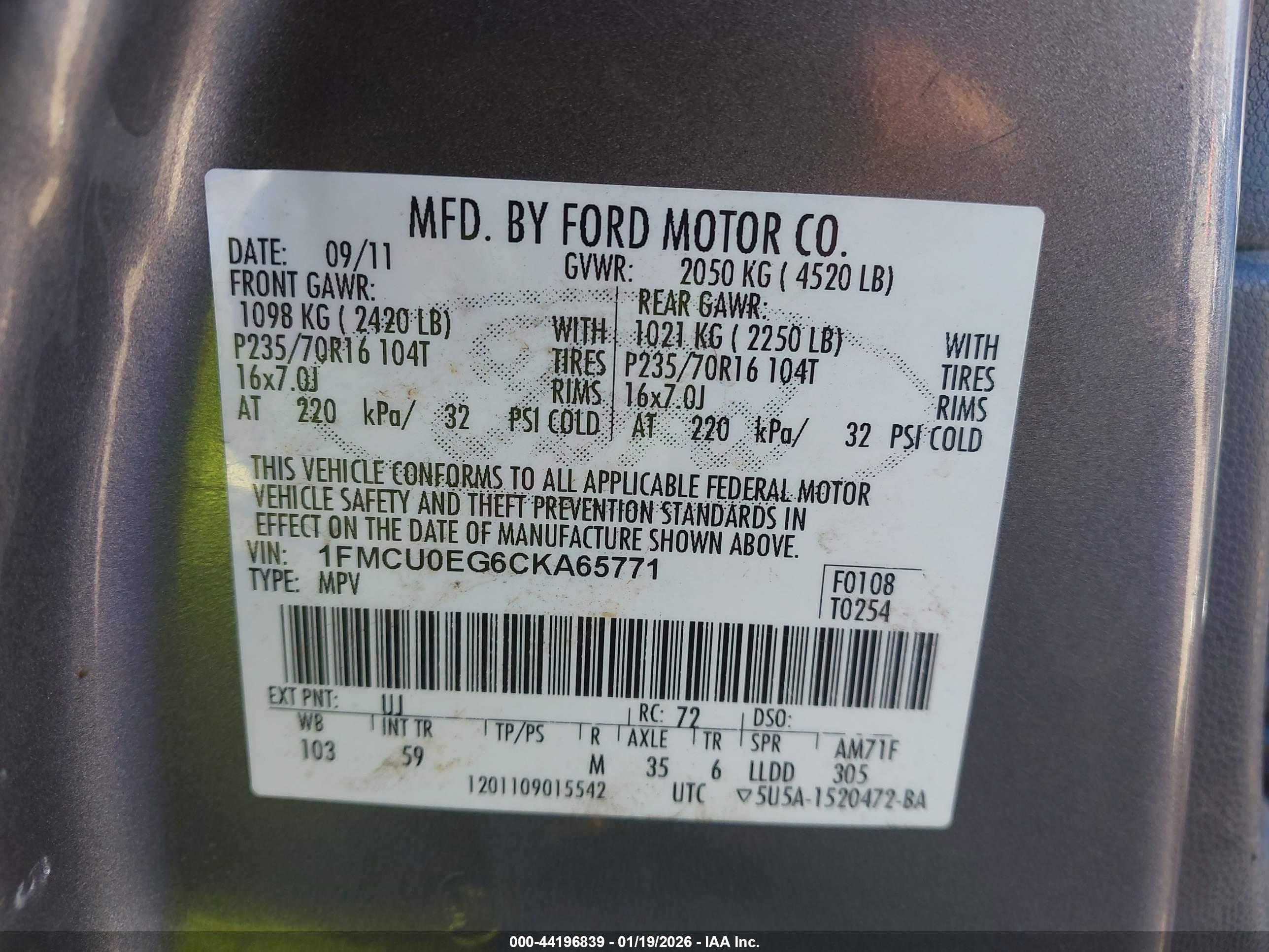 FORD ESCAPE image 9