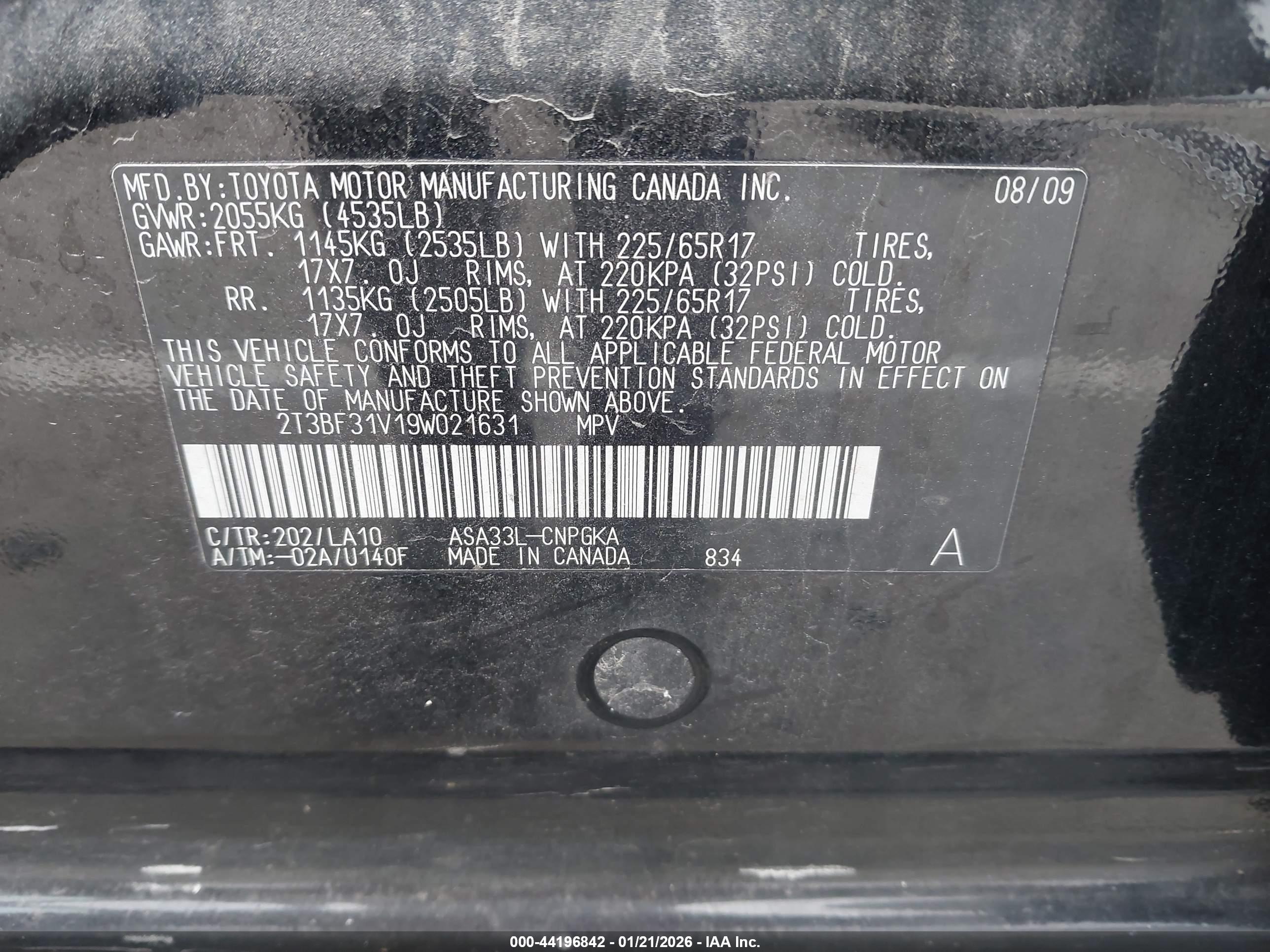 TOYOTA RAV4 image 9