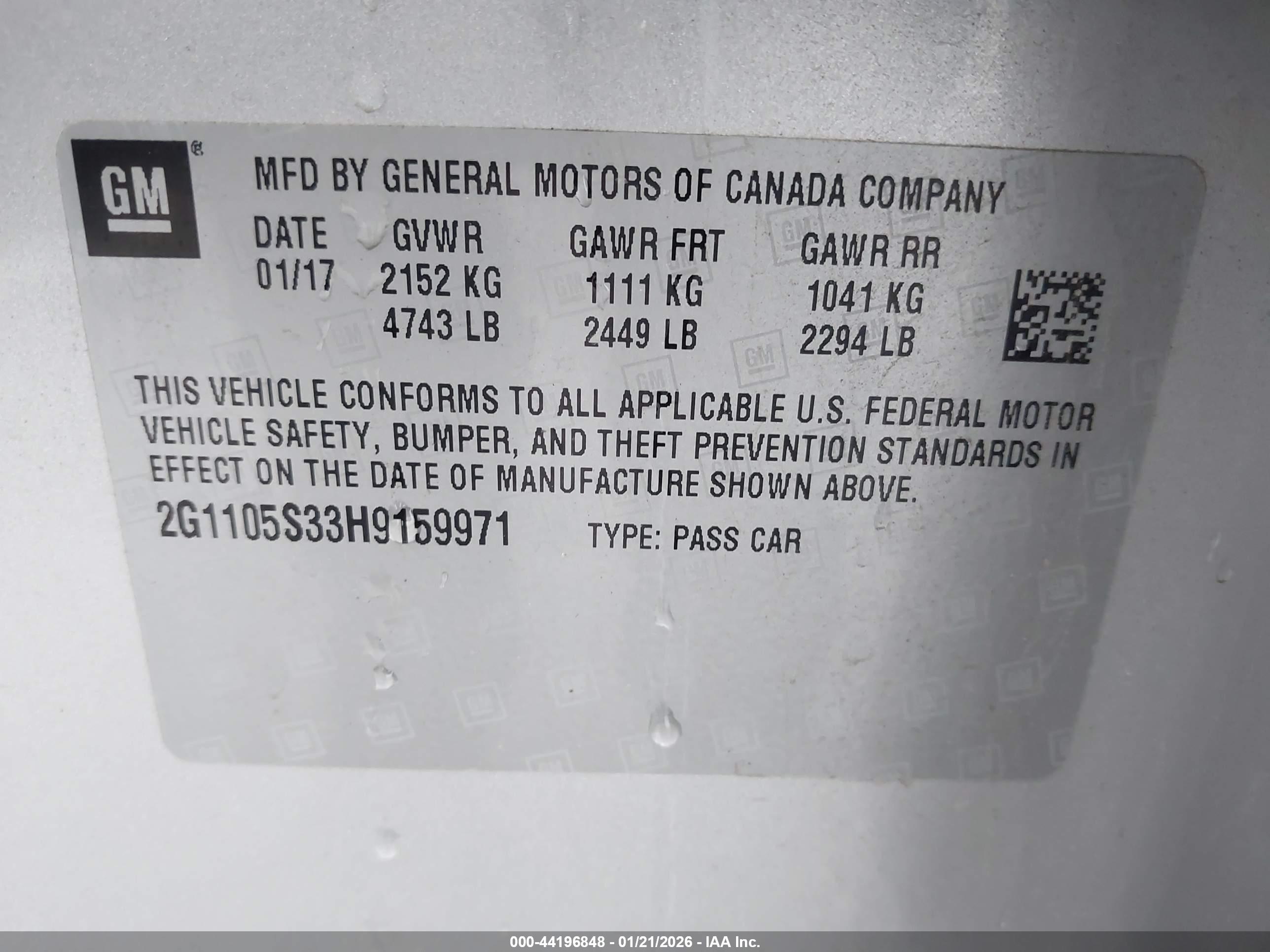 CHEVROLET IMPALA image 9