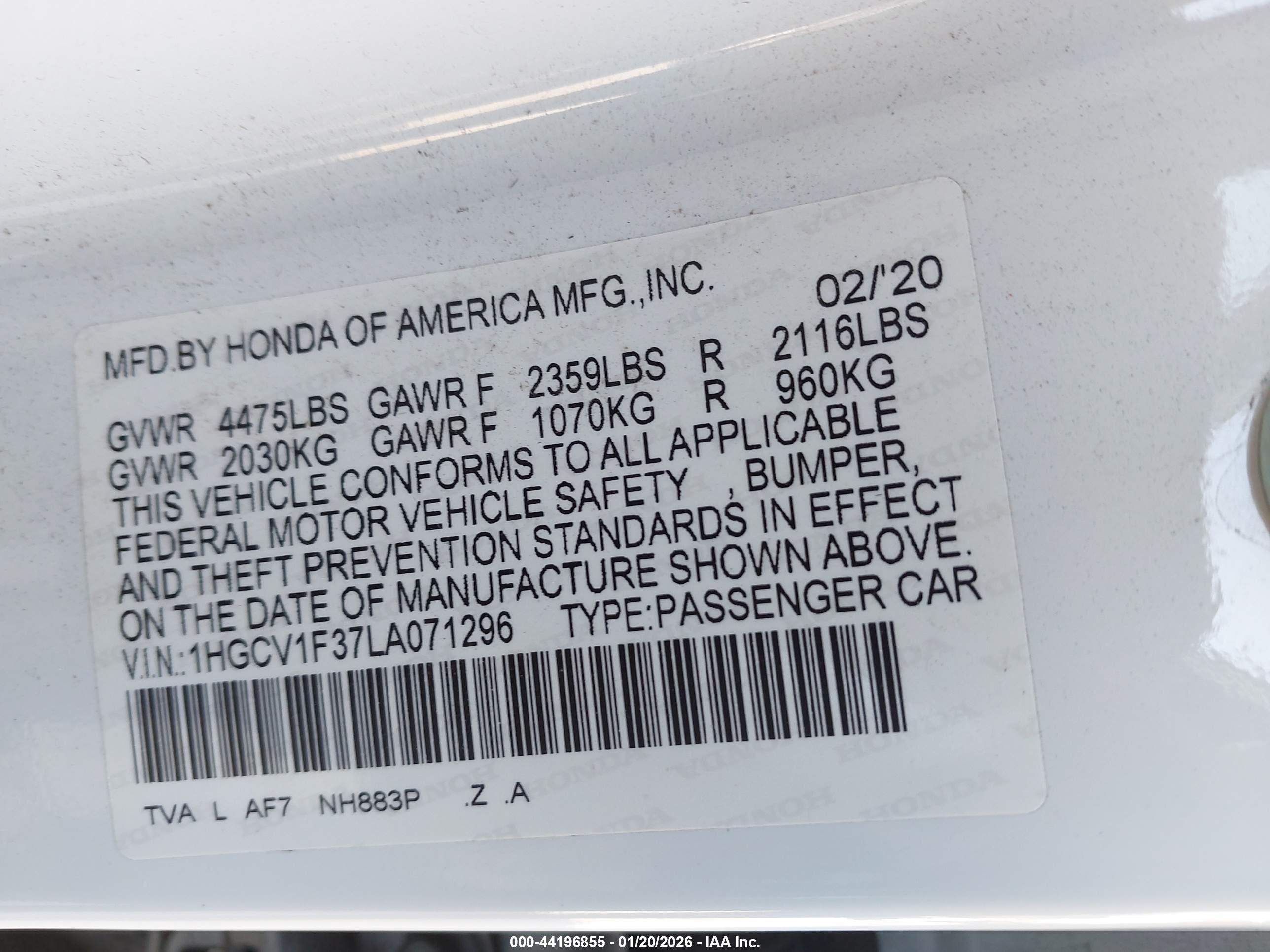 HONDA ACCORD image 9
