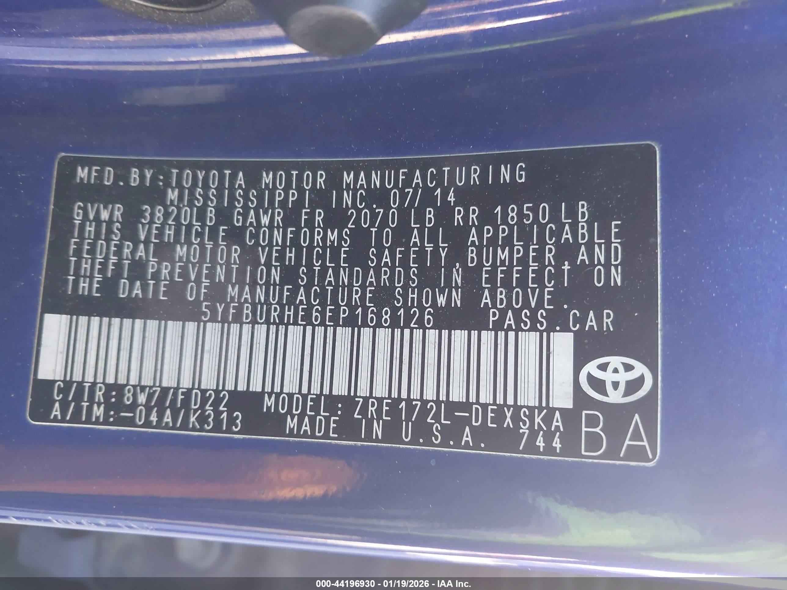 TOYOTA COROLLA image 9