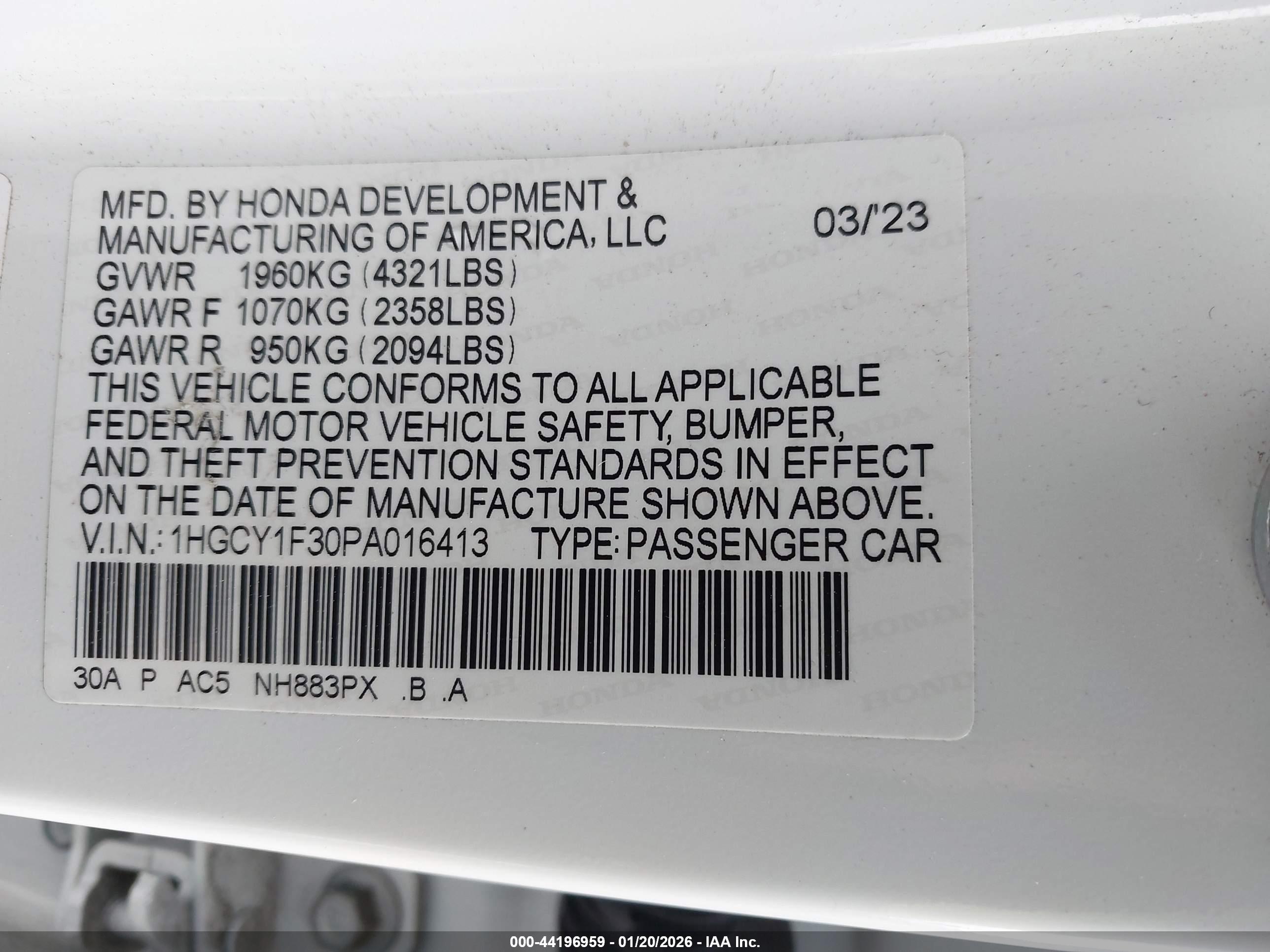 HONDA ACCORD image 9
