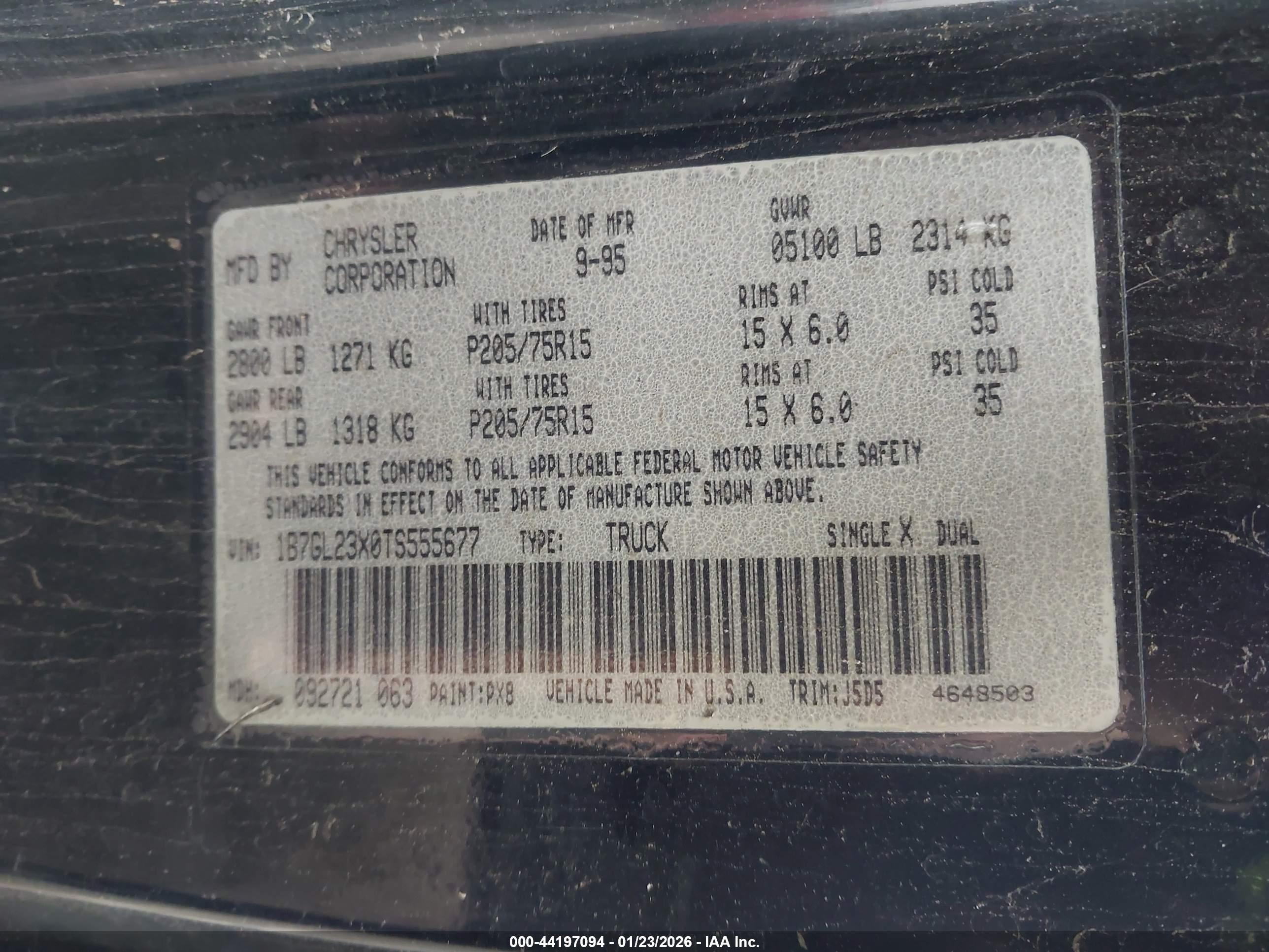 DODGE DAKOTA image 9