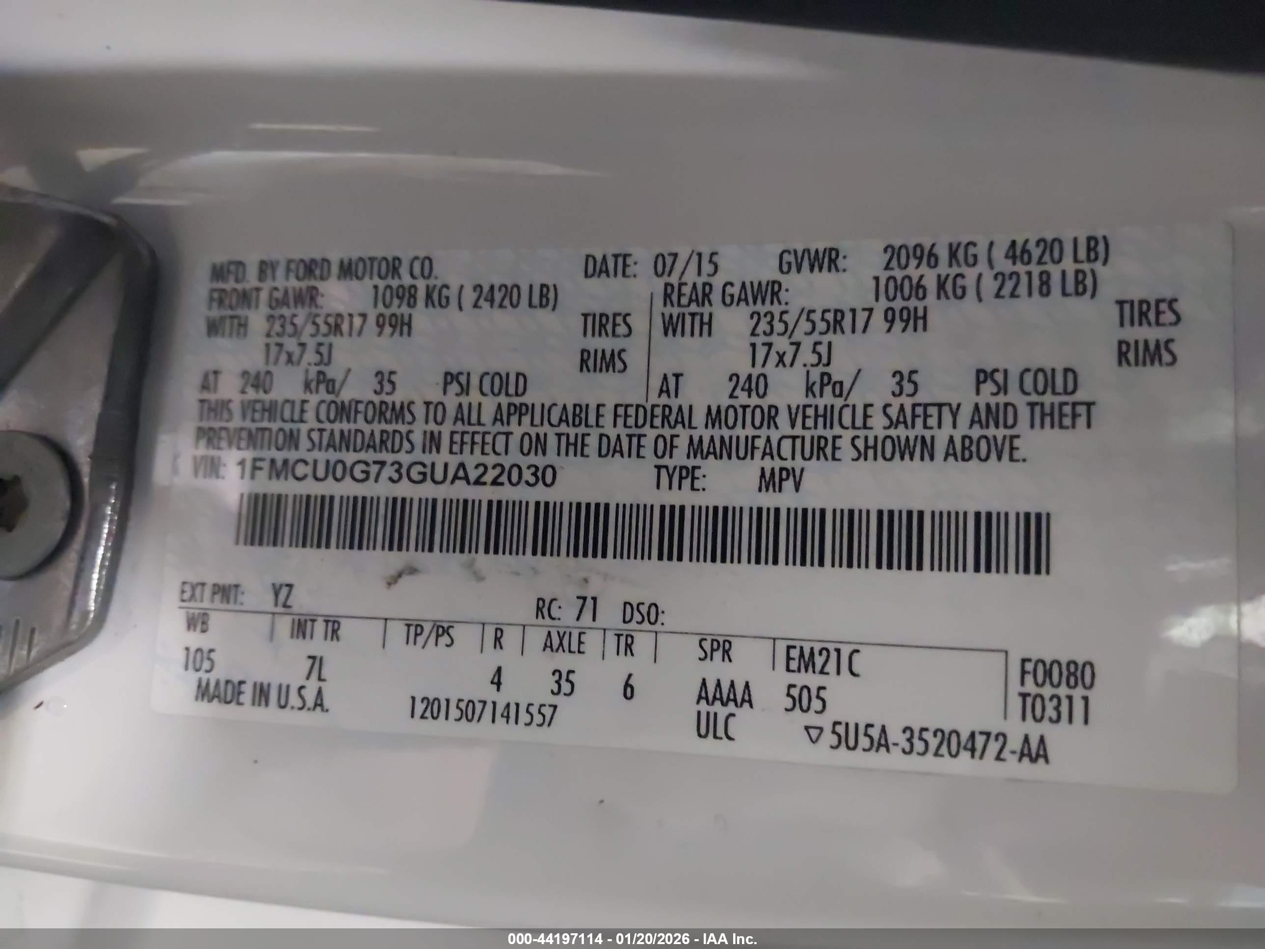FORD ESCAPE image 9