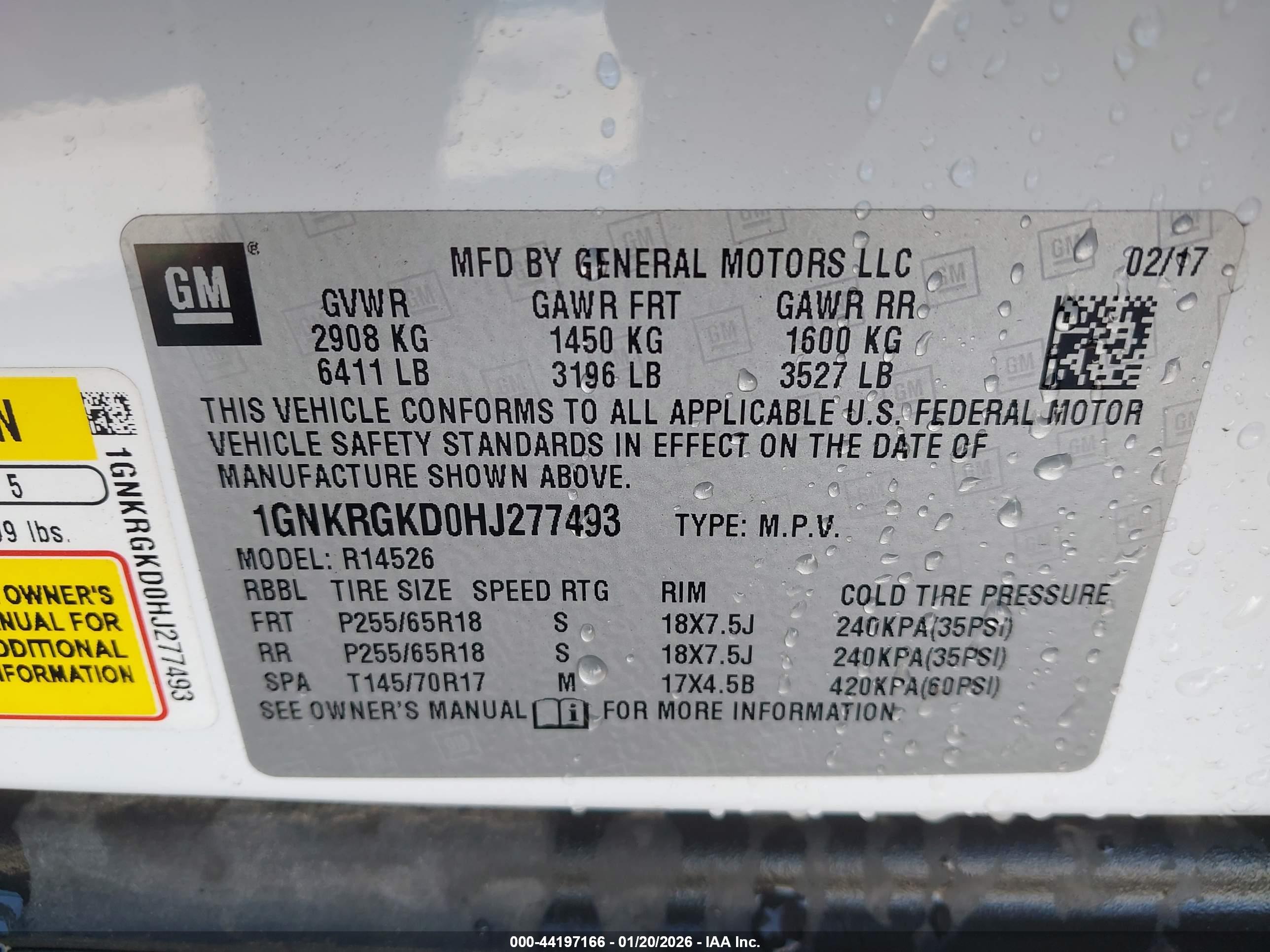 CHEVROLET TRAVERSE image 9