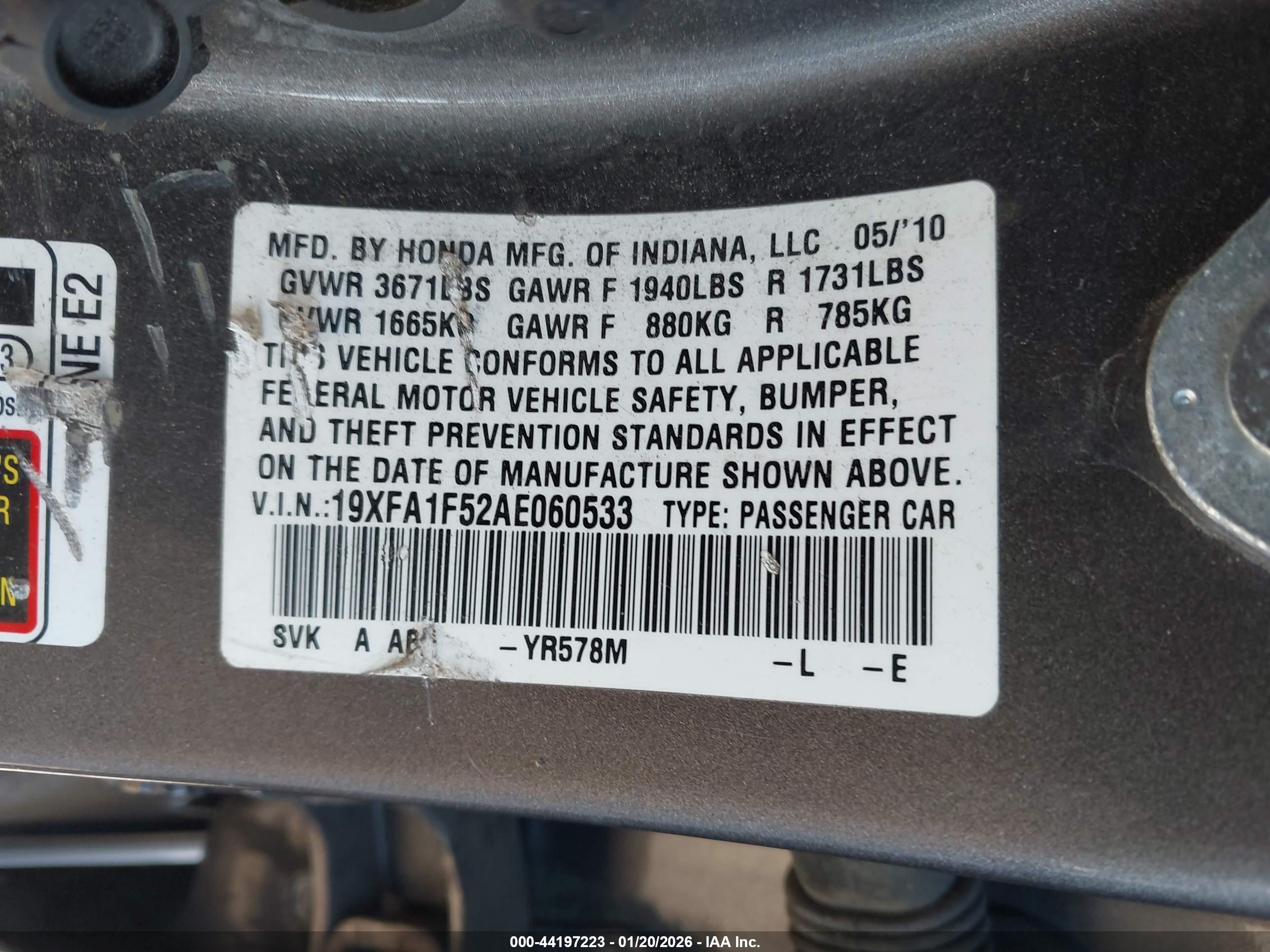 HONDA CIVIC image 9