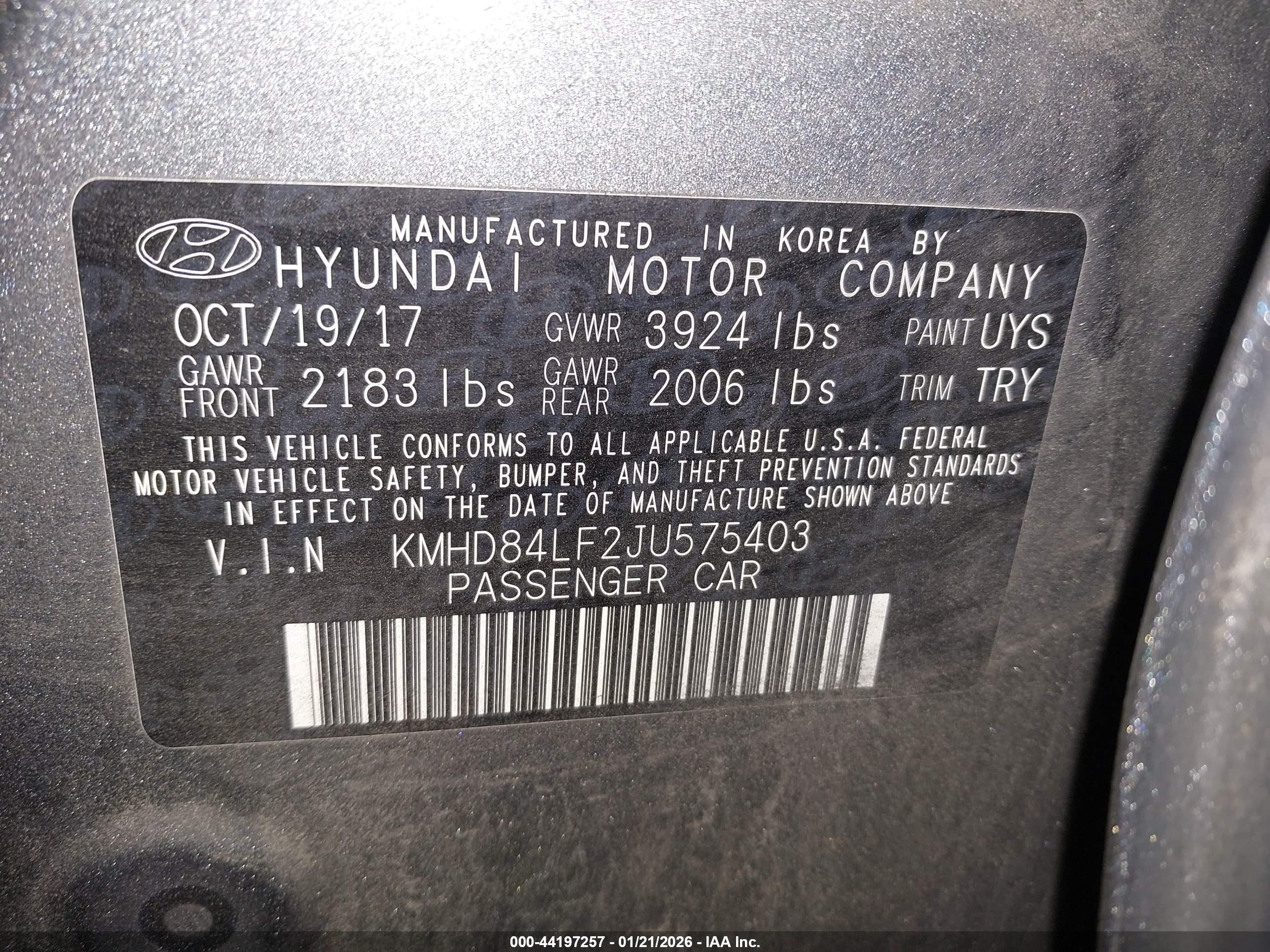HYUNDAI ELANTRA image 9