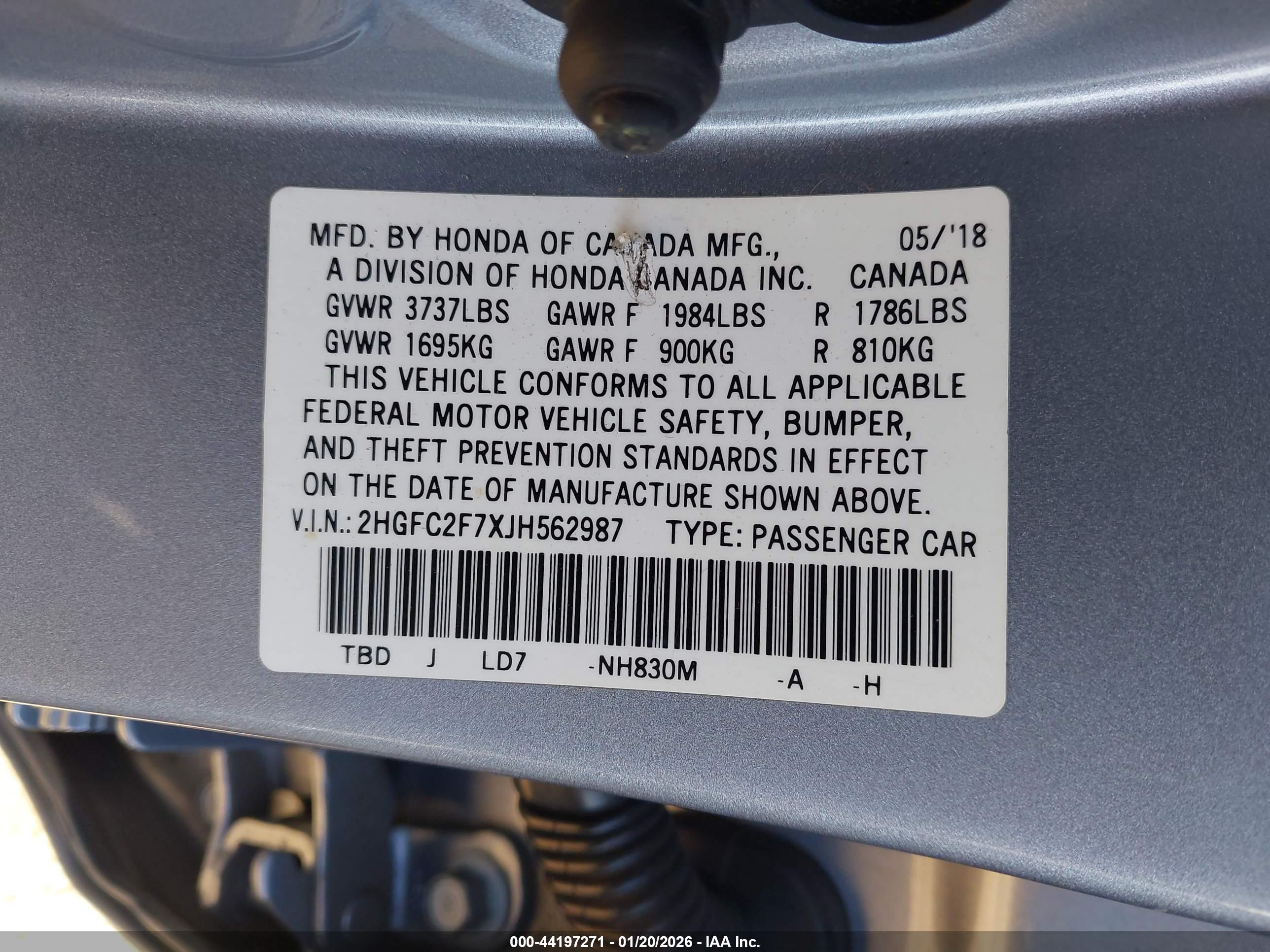 HONDA CIVIC image 9