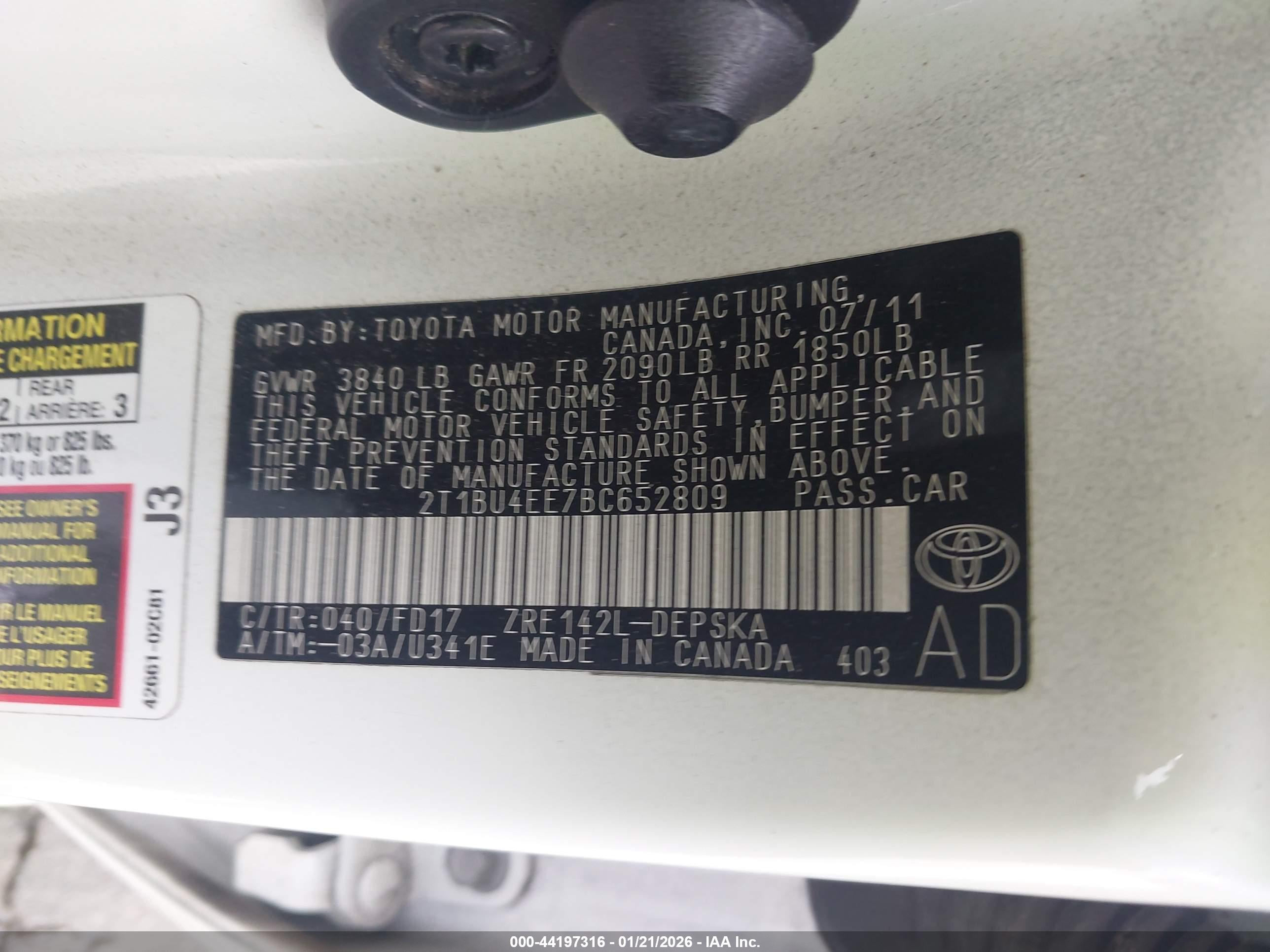 TOYOTA COROLLA image 9