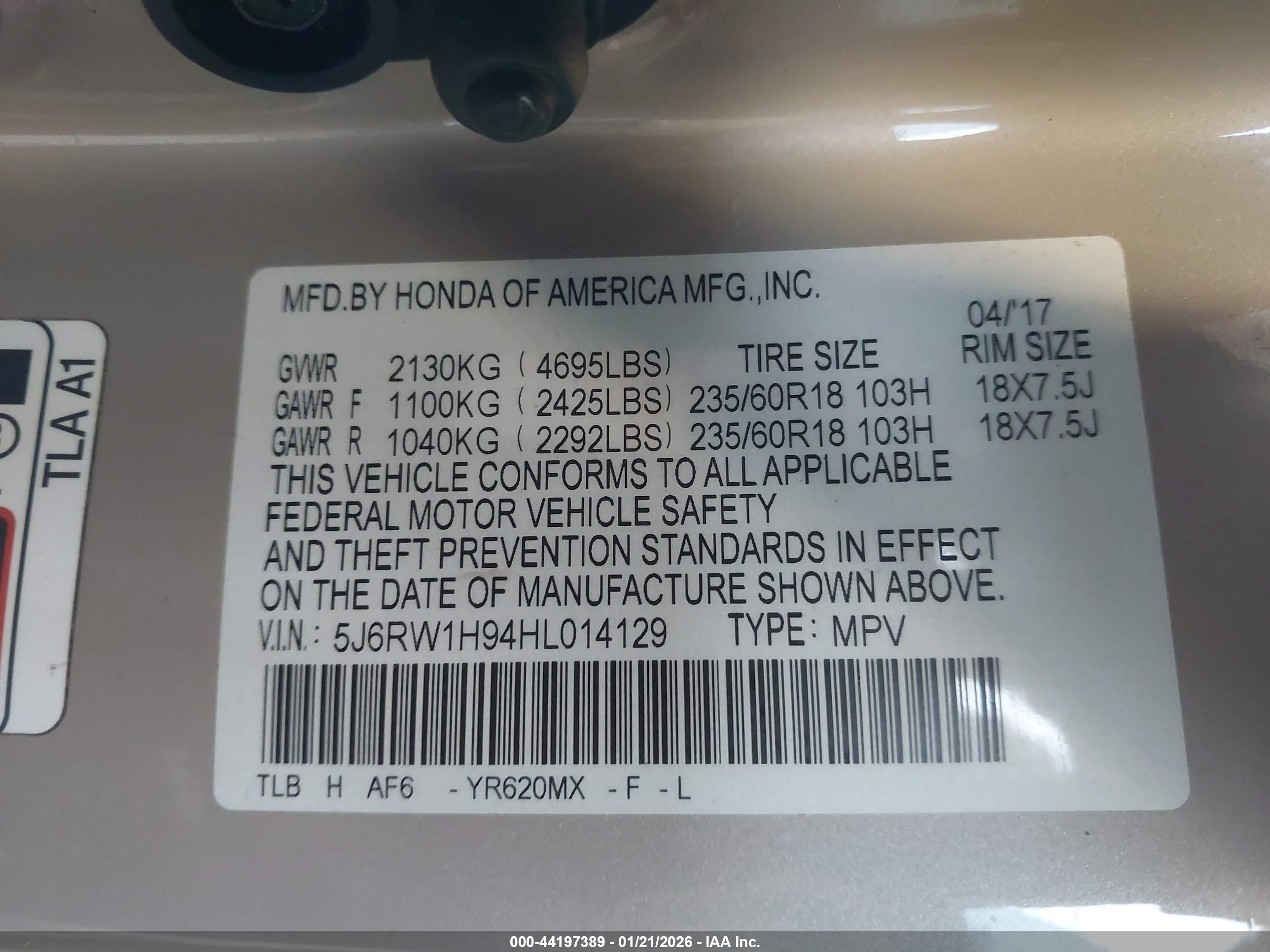 HONDA CR-V image 9