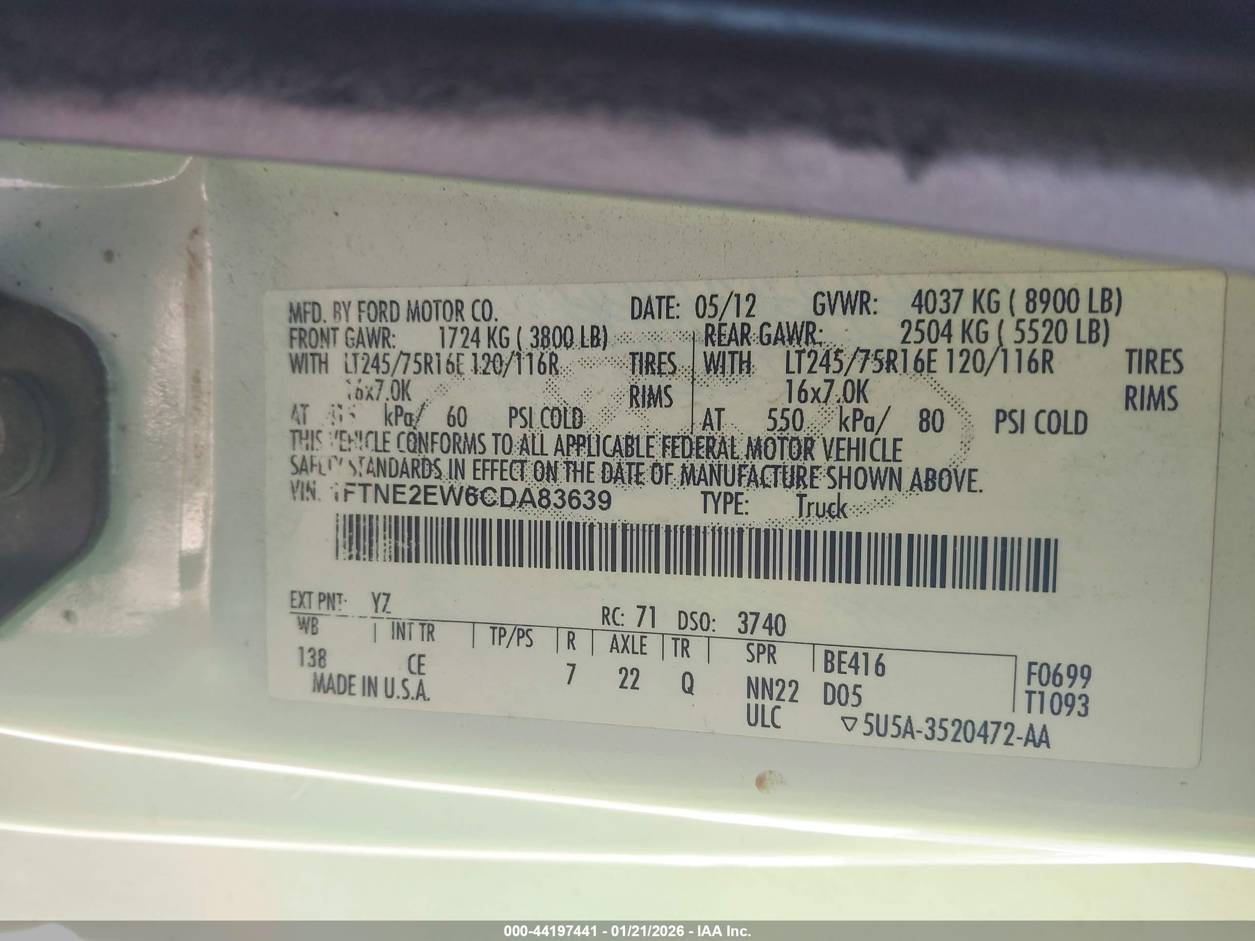 FORD E-250 image 9