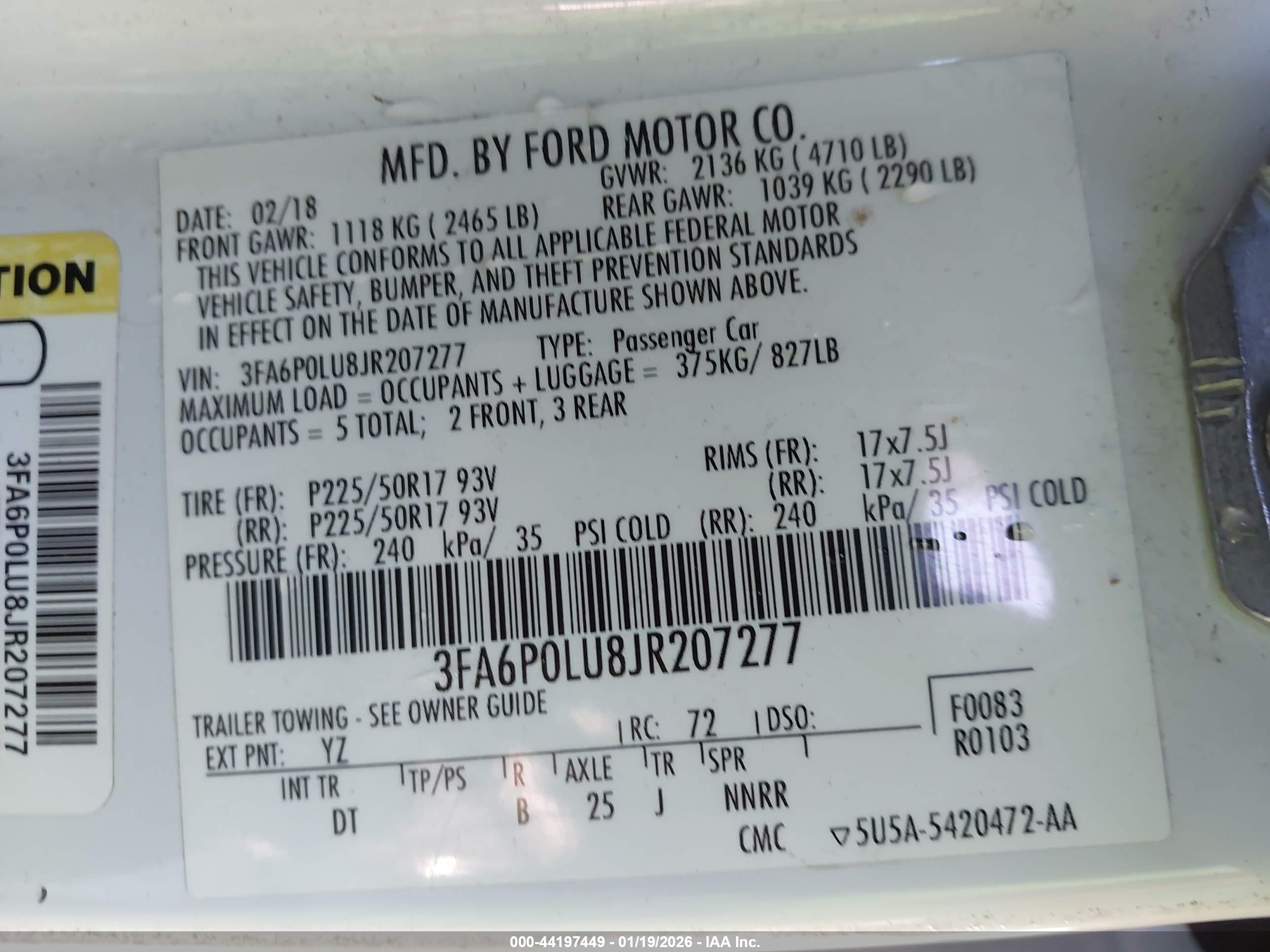 FORD FUSION image 9