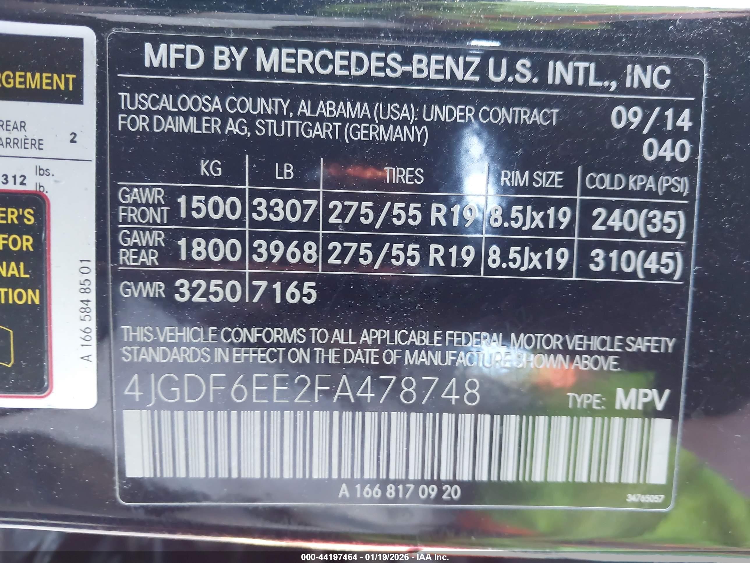 MERCEDES-BENZ GL image 9