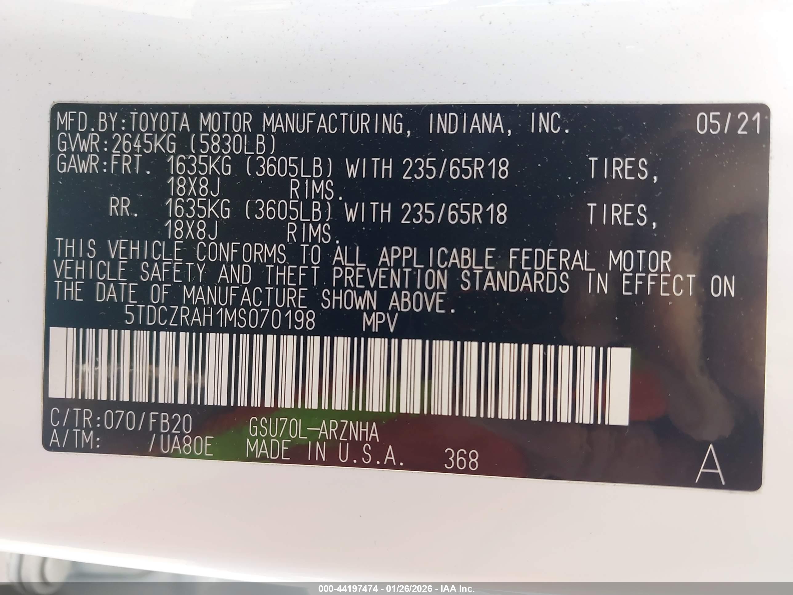 TOYOTA HIGHLANDER image 9