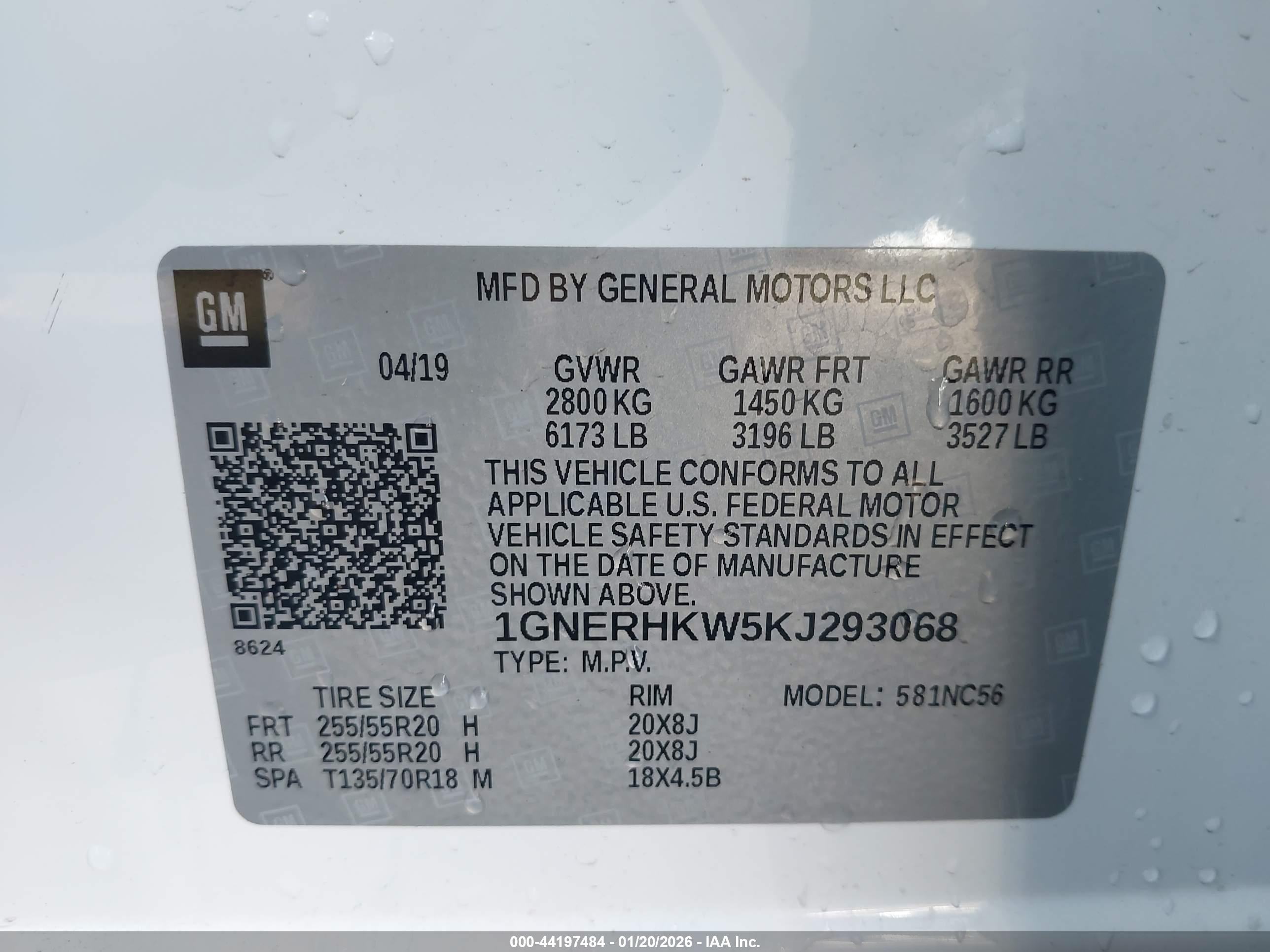 CHEVROLET TRAVERSE image 9