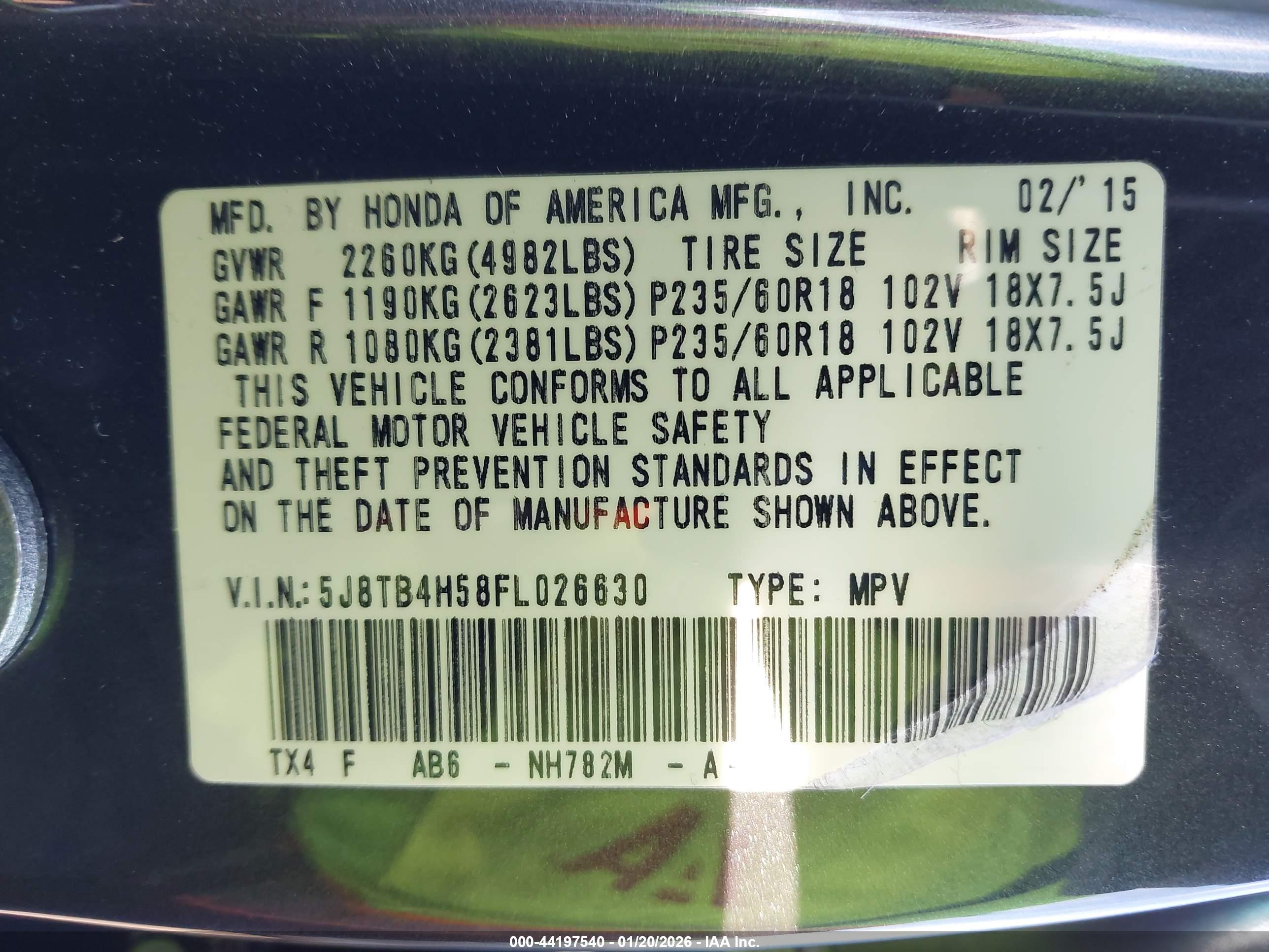 ACURA RDX image 9