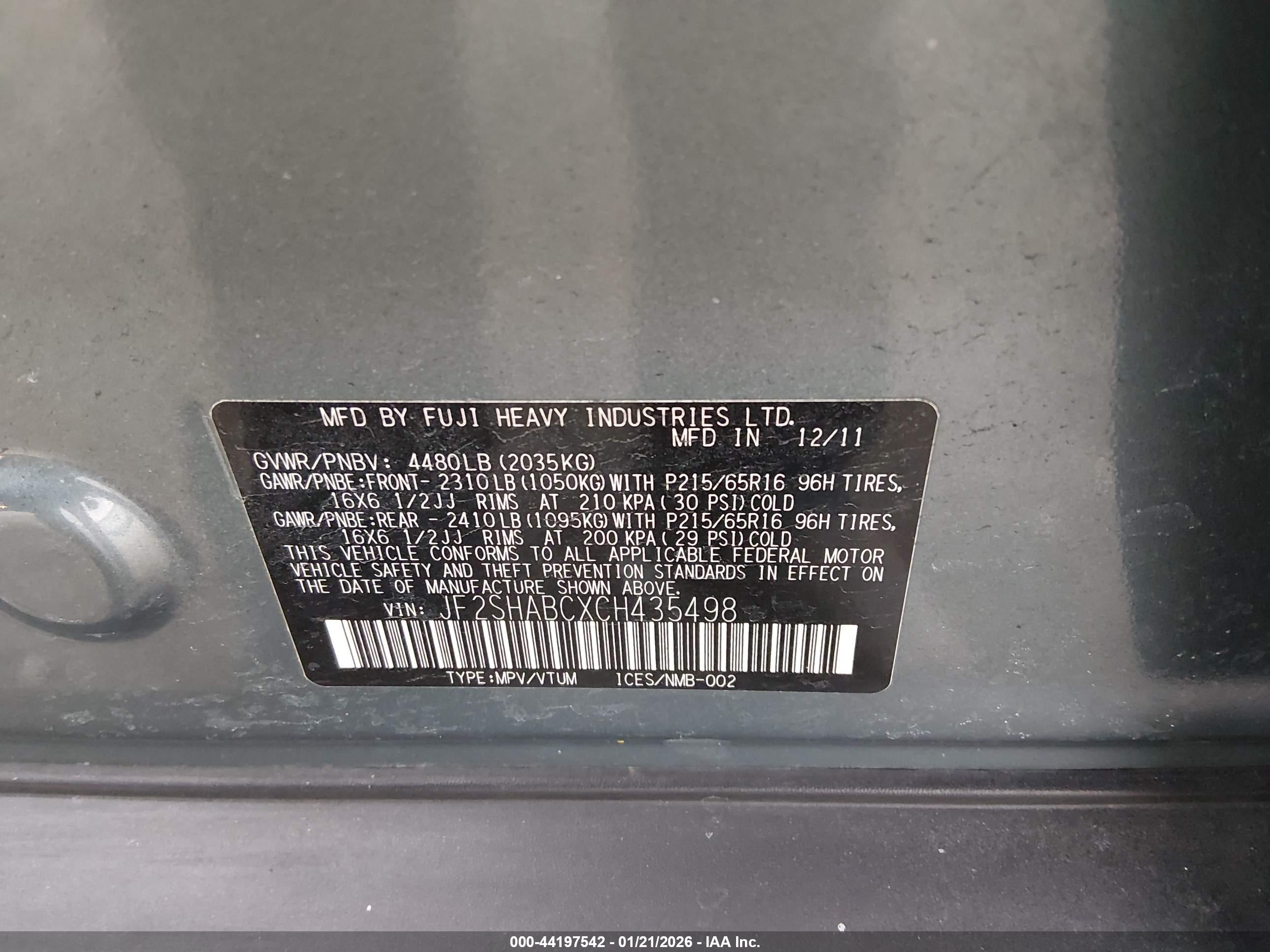 SUBARU FORESTER image 9