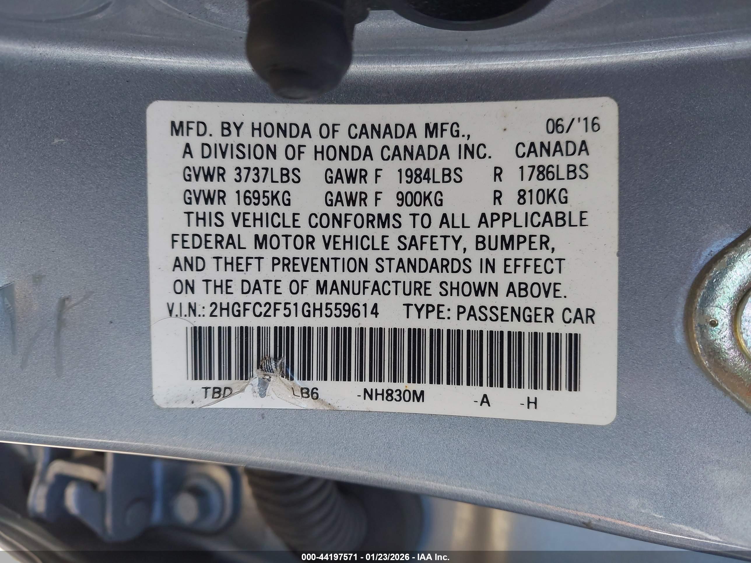 HONDA CIVIC image 9