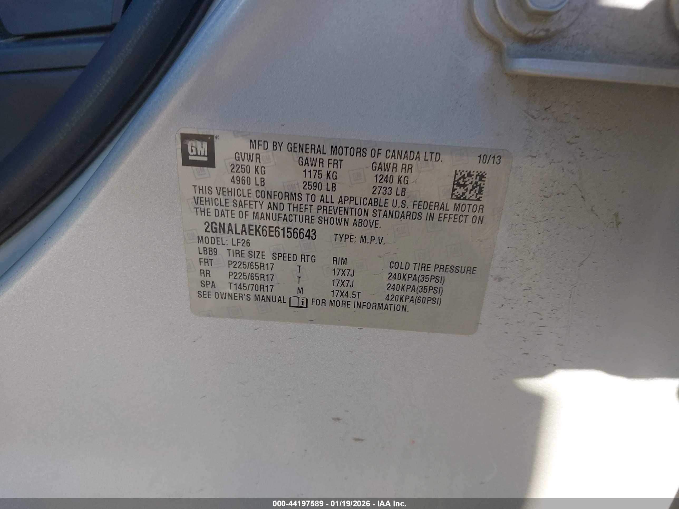 CHEVROLET EQUINOX image 9