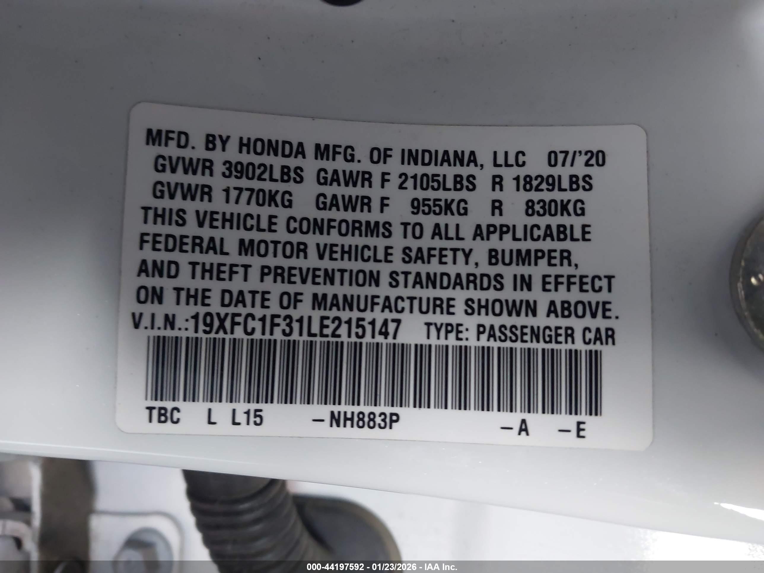 HONDA CIVIC image 9