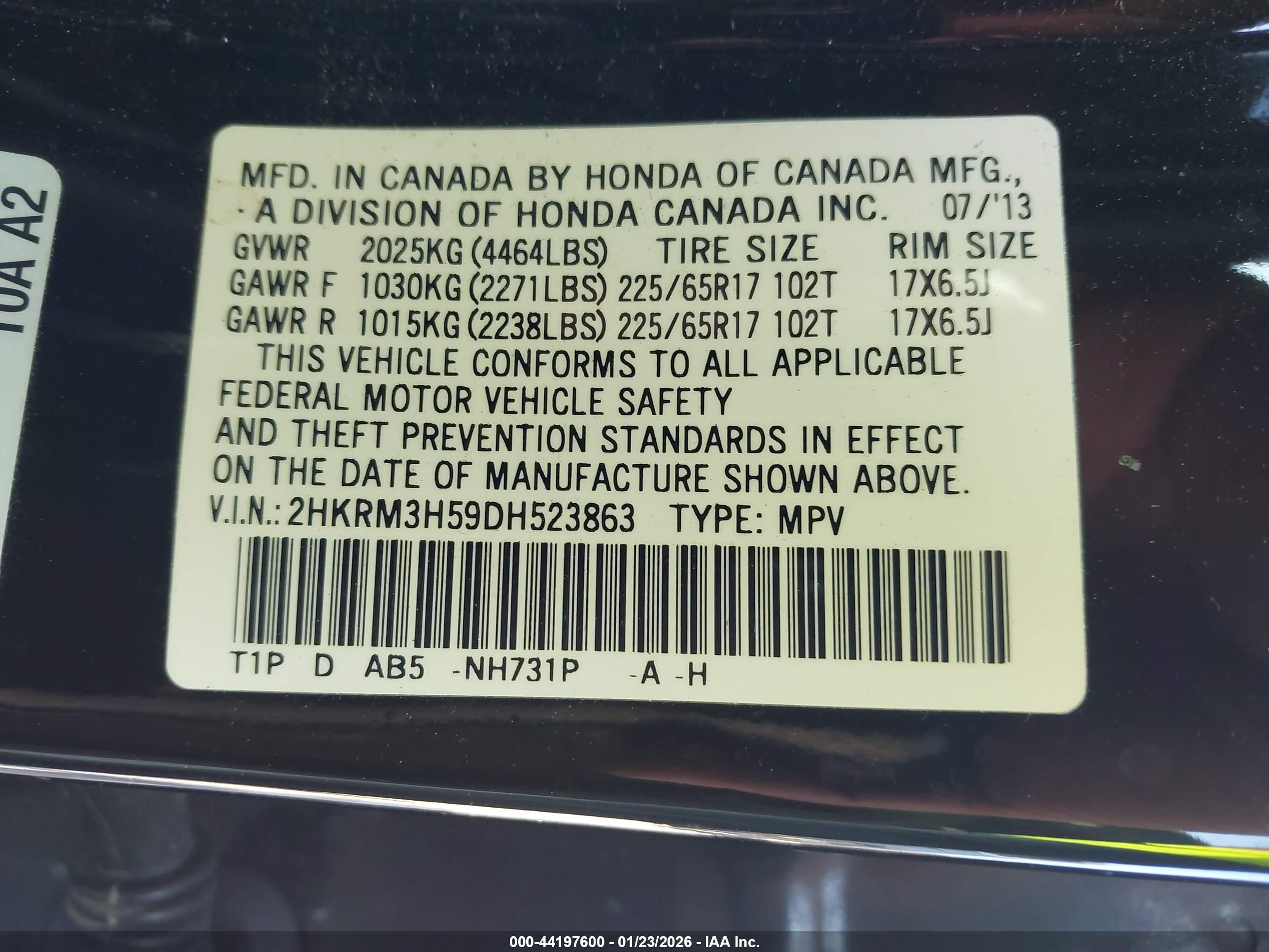 HONDA CR-V image 9
