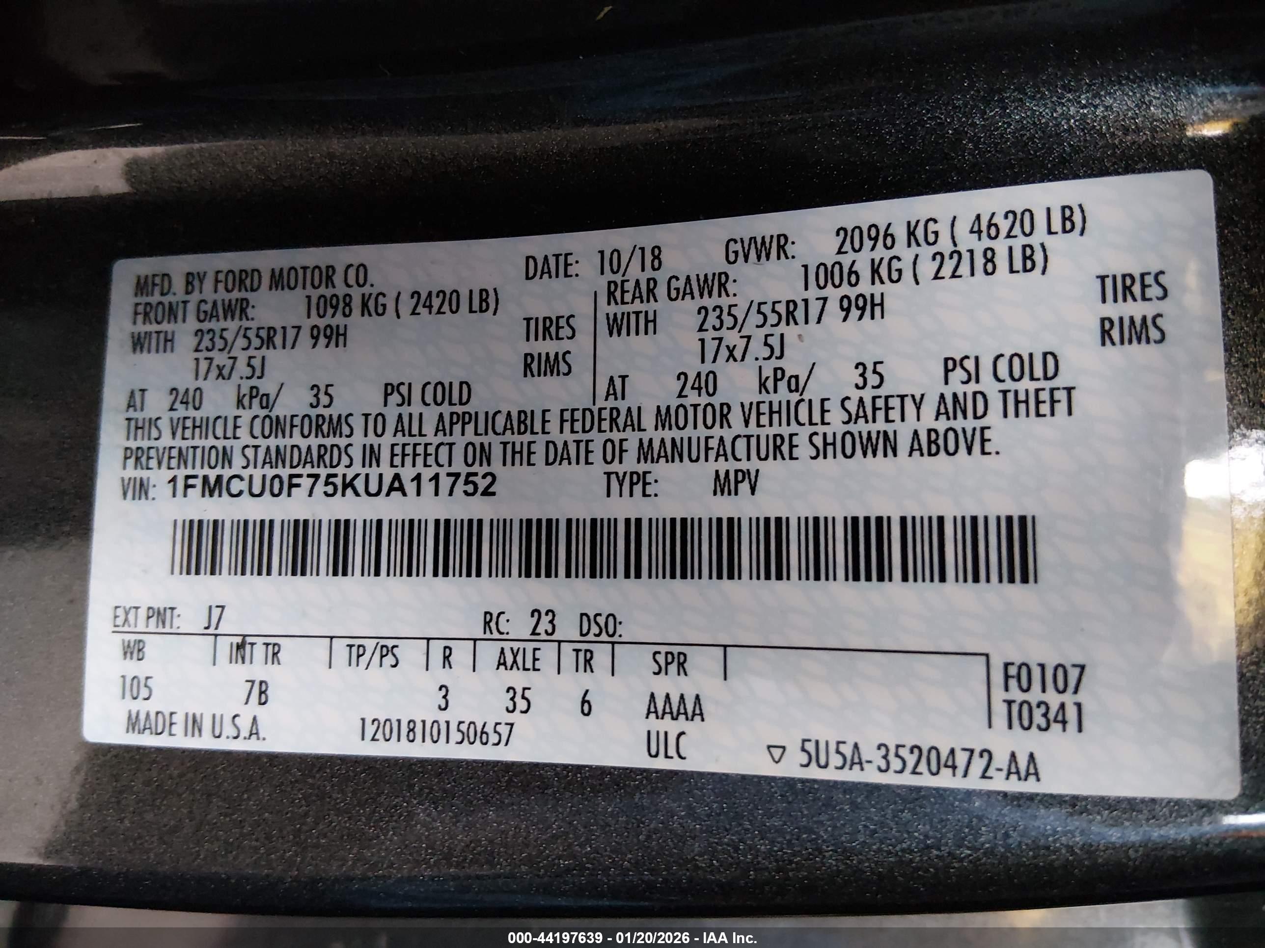 FORD ESCAPE image 9