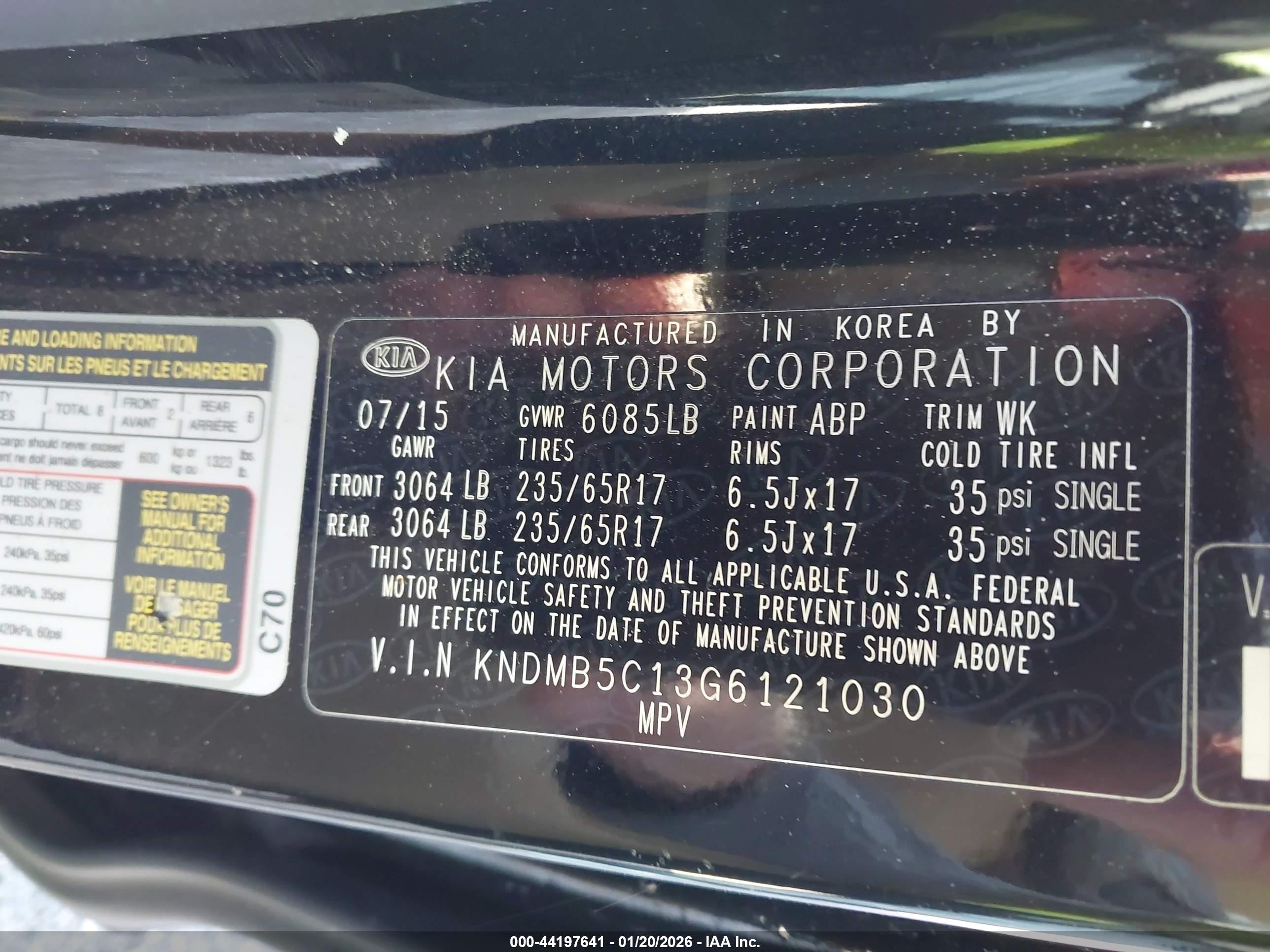 KIA SEDONA image 9