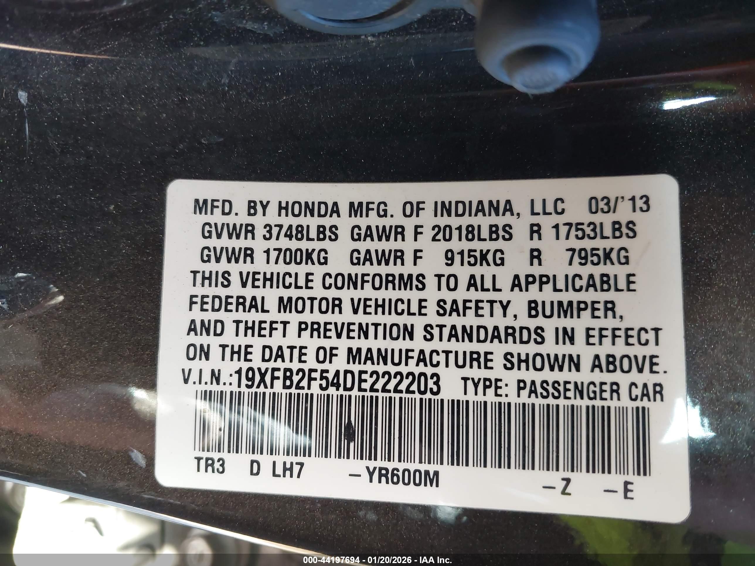 HONDA CIVIC image 9