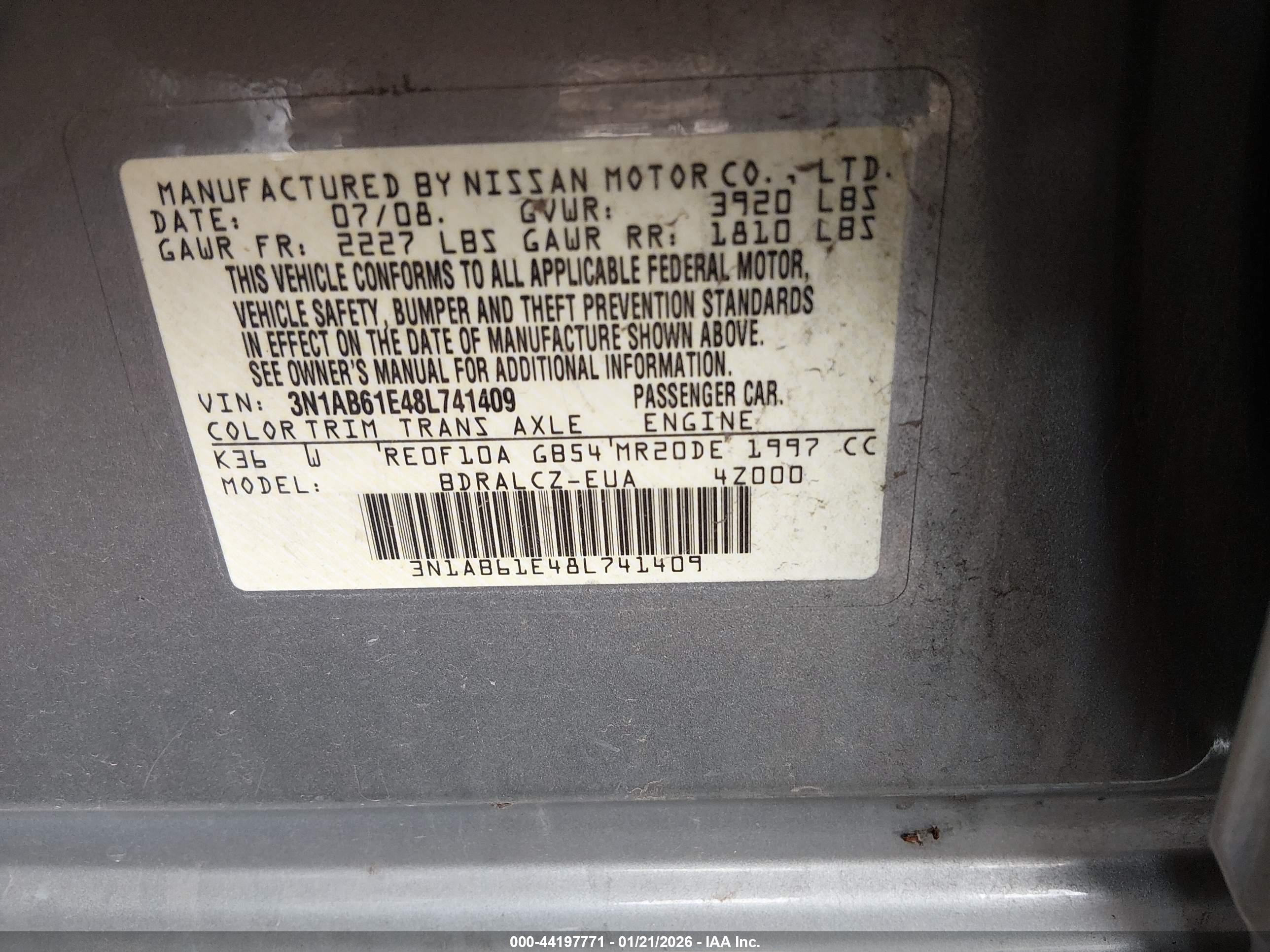 NISSAN SENTRA image 9