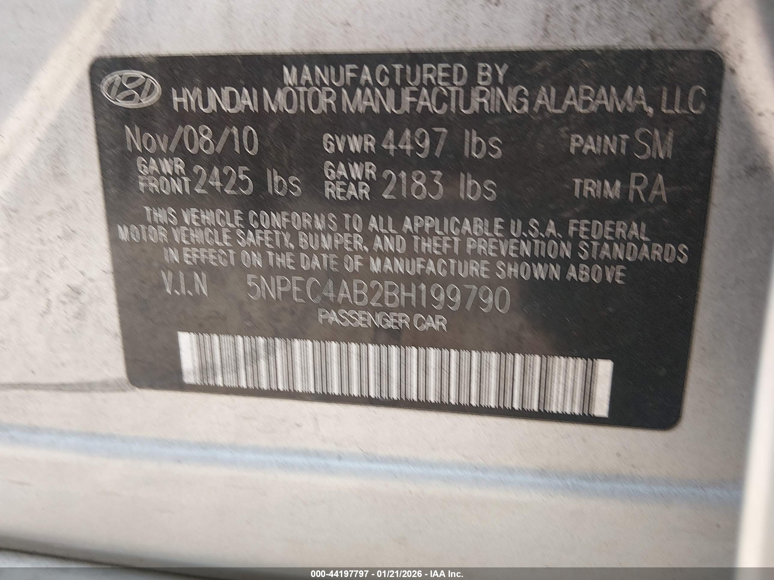 HYUNDAI SONATA image 9