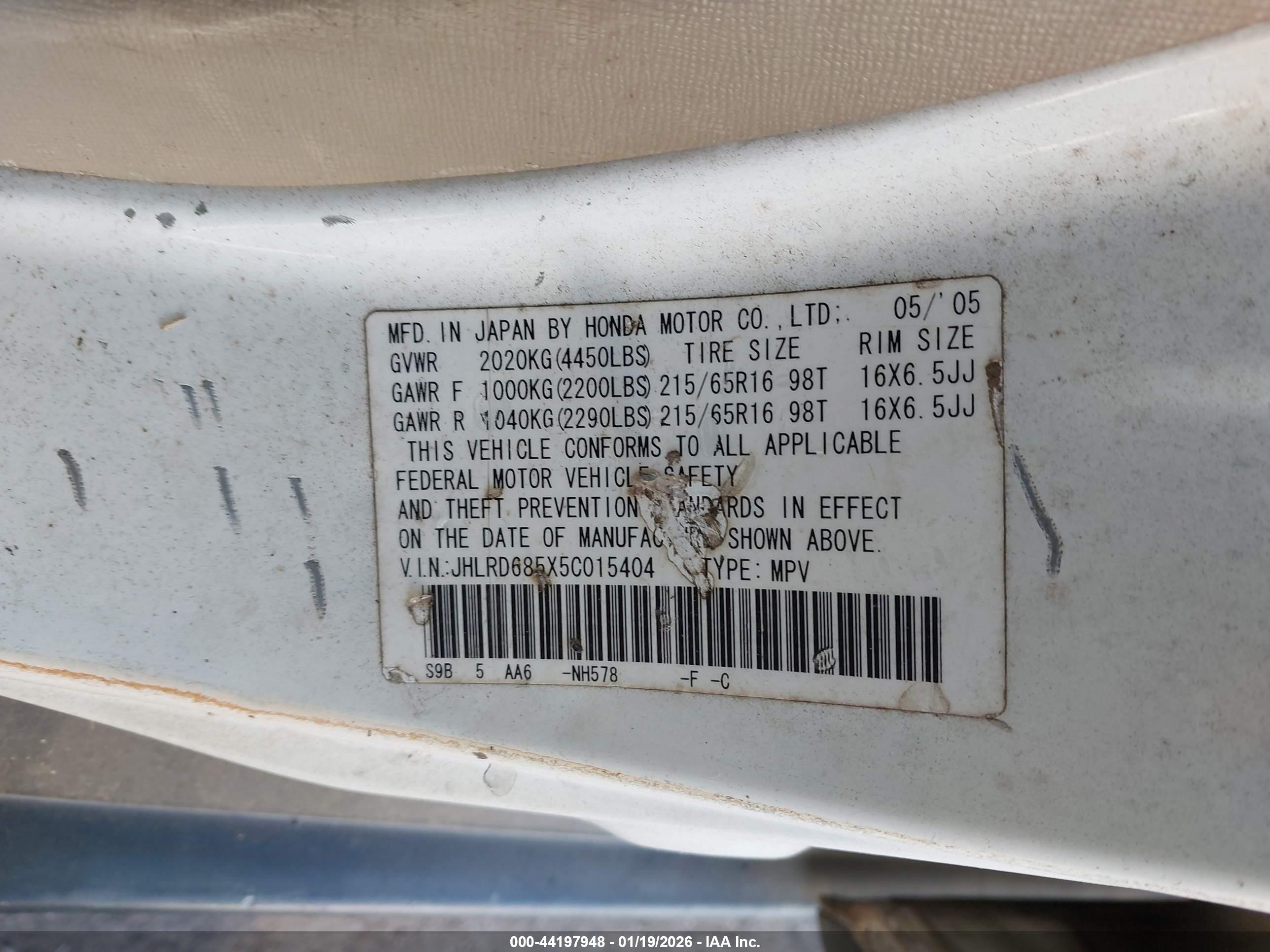 HONDA CR-V image 9