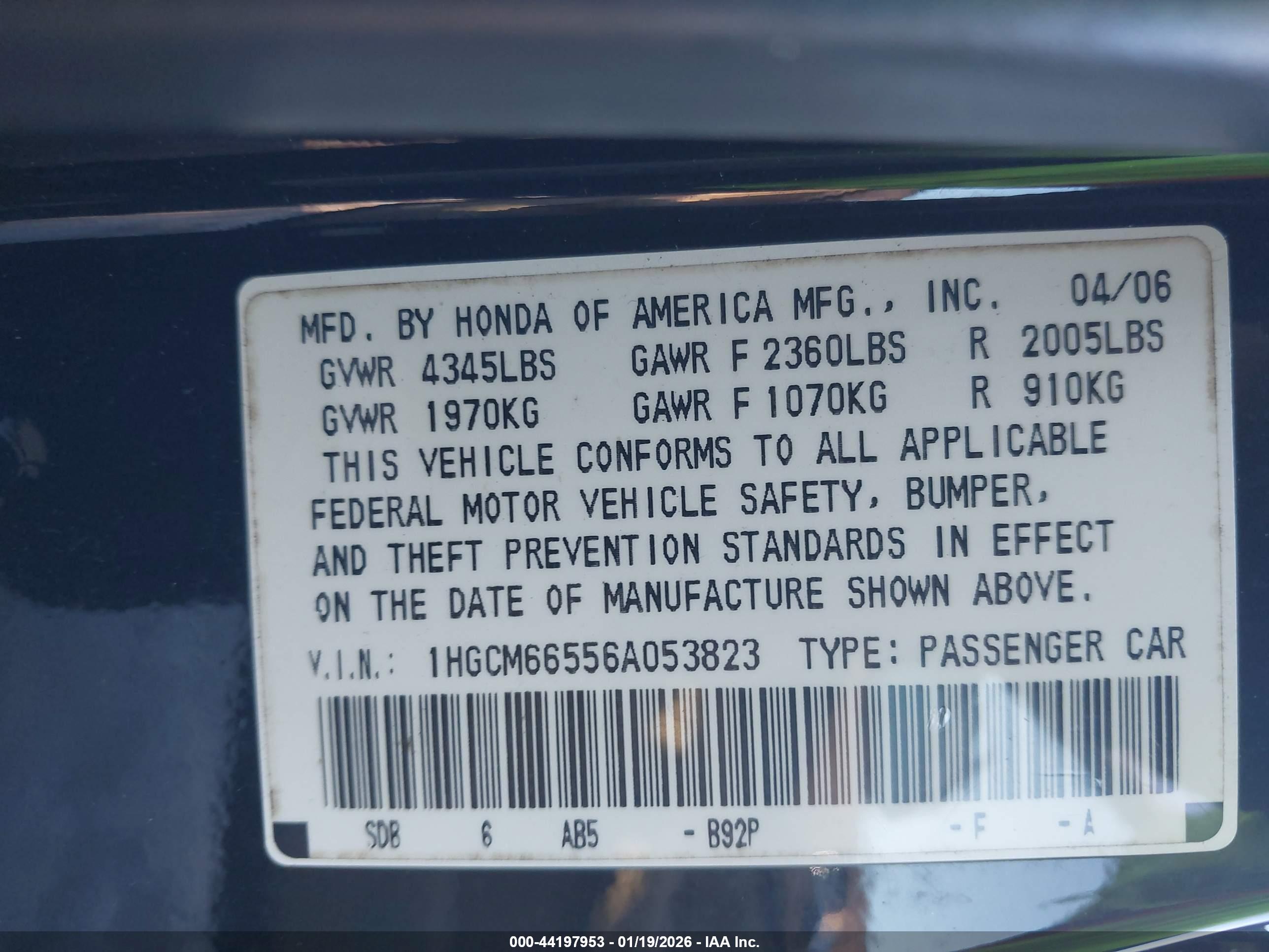 HONDA ACCORD image 9