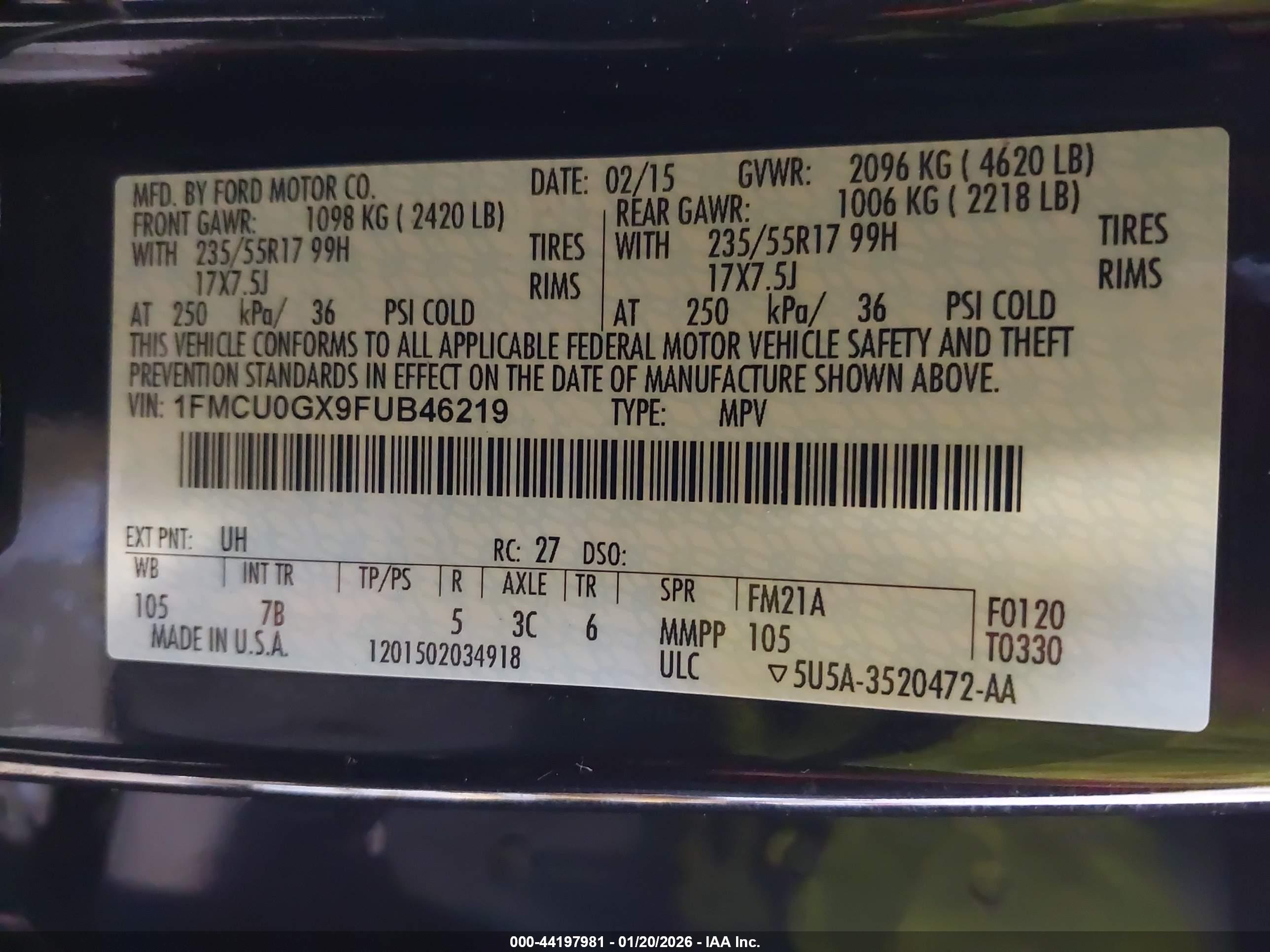 FORD ESCAPE image 9