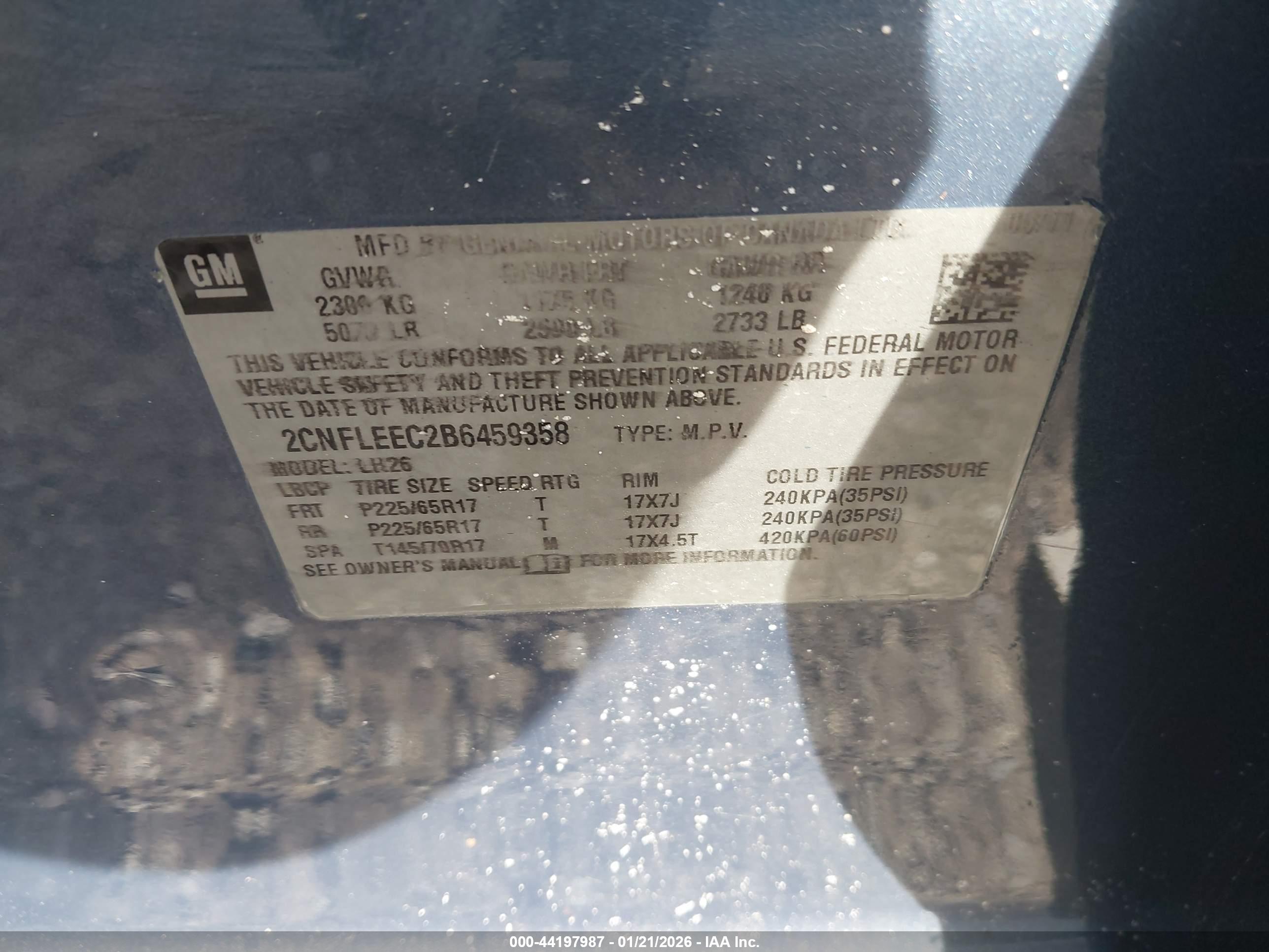 CHEVROLET EQUINOX image 9