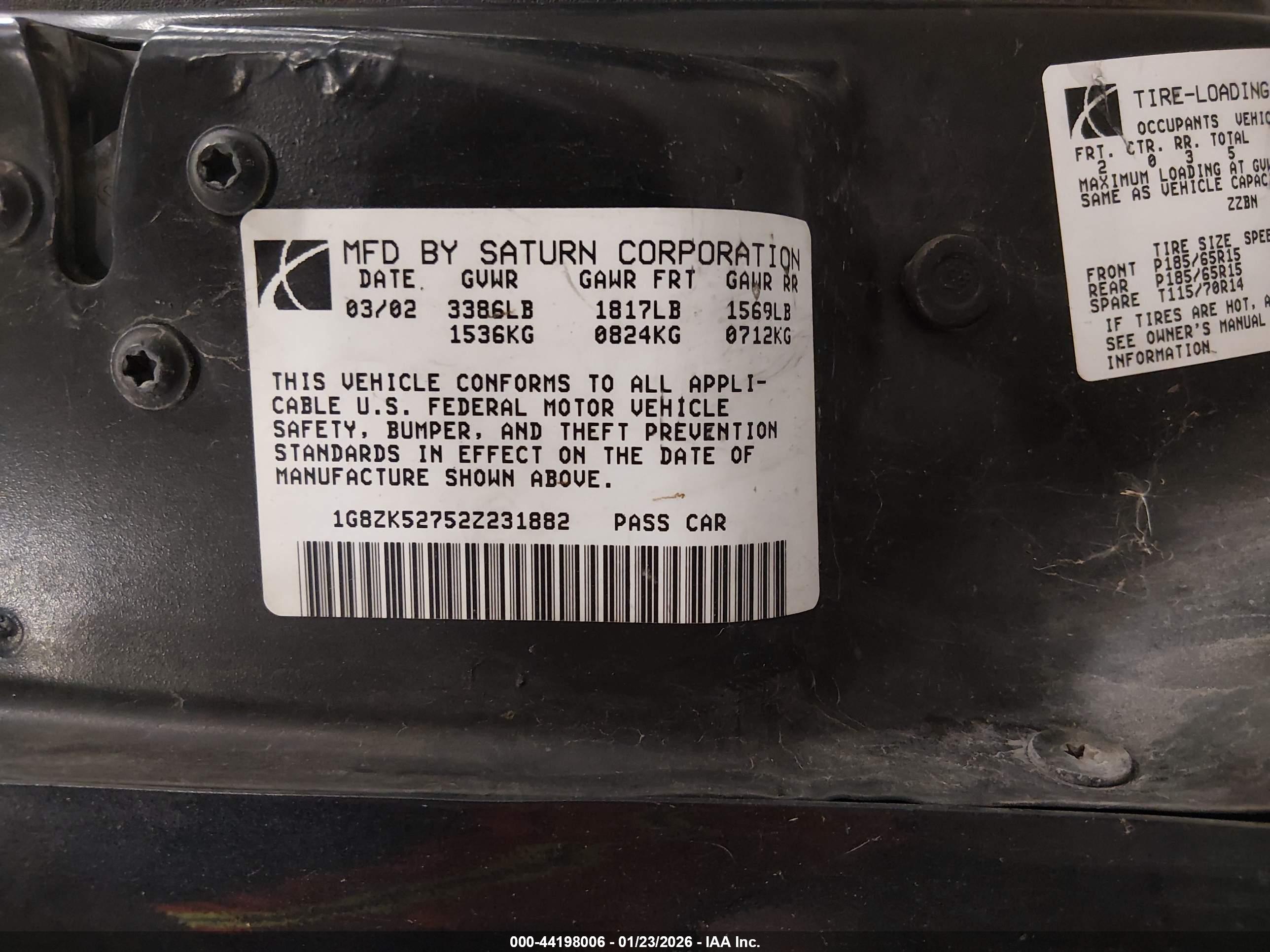 SATURN S-SERIES image 9