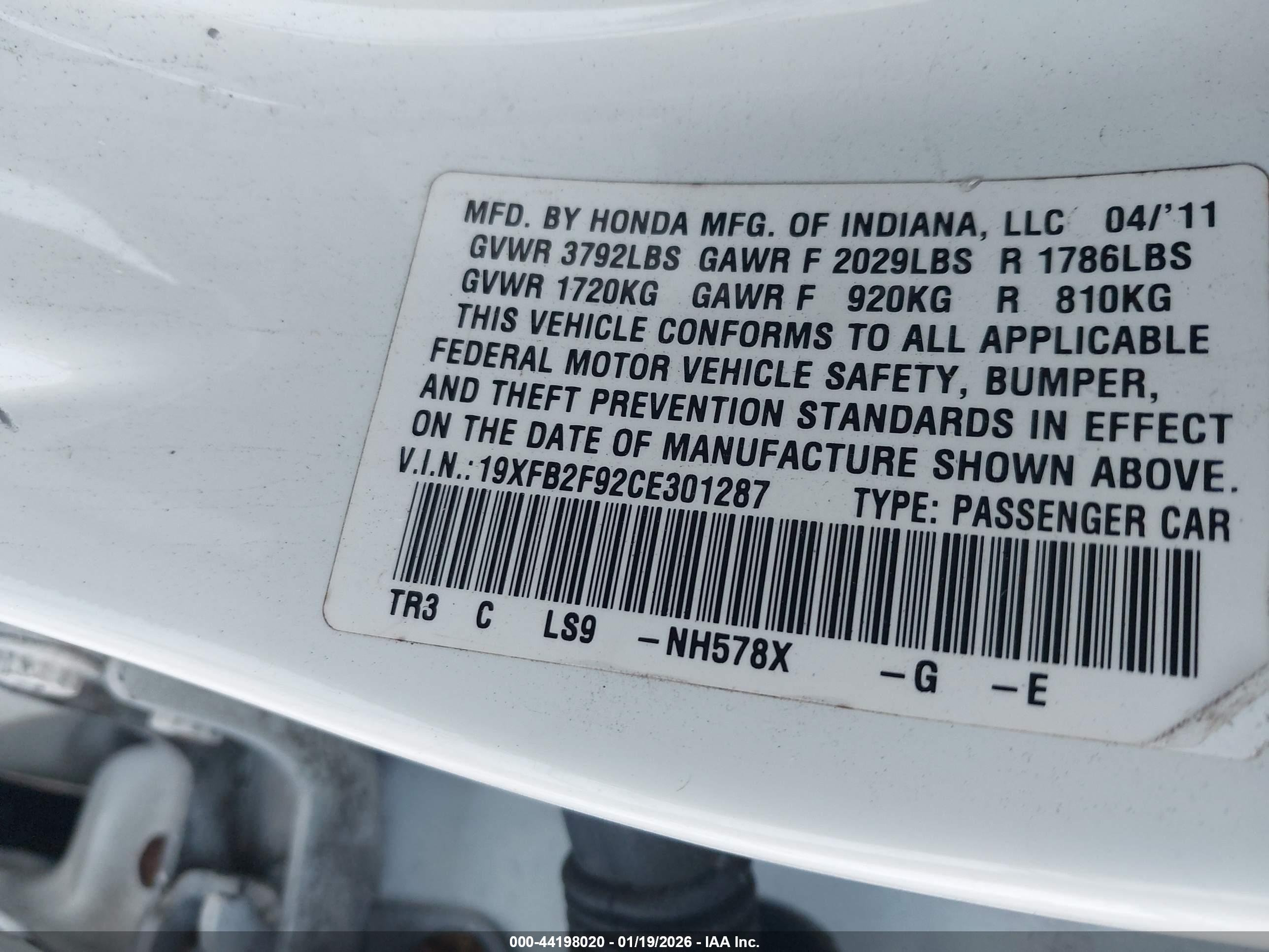 HONDA CIVIC image 9