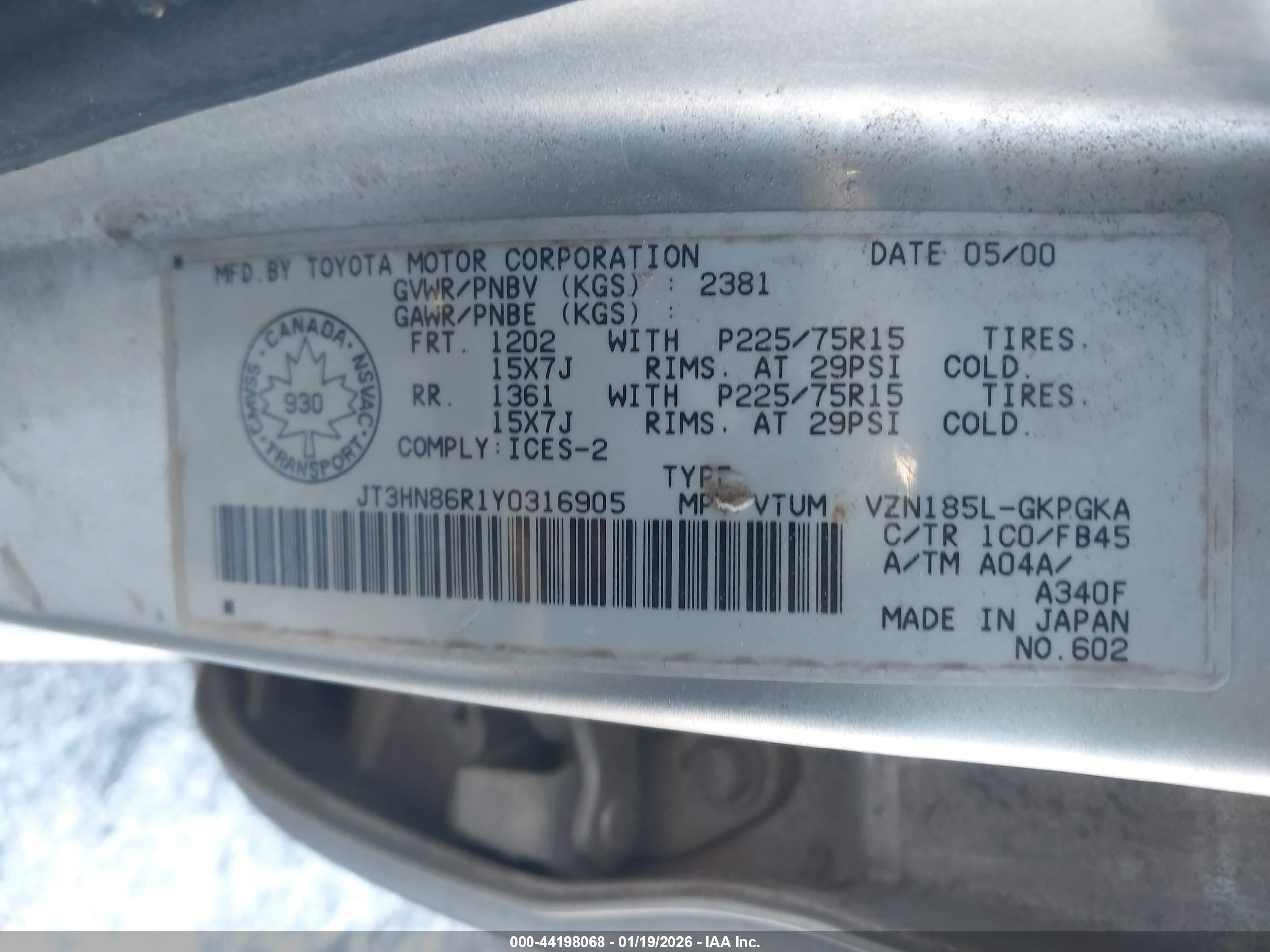 TOYOTA 4RUNNER image 9