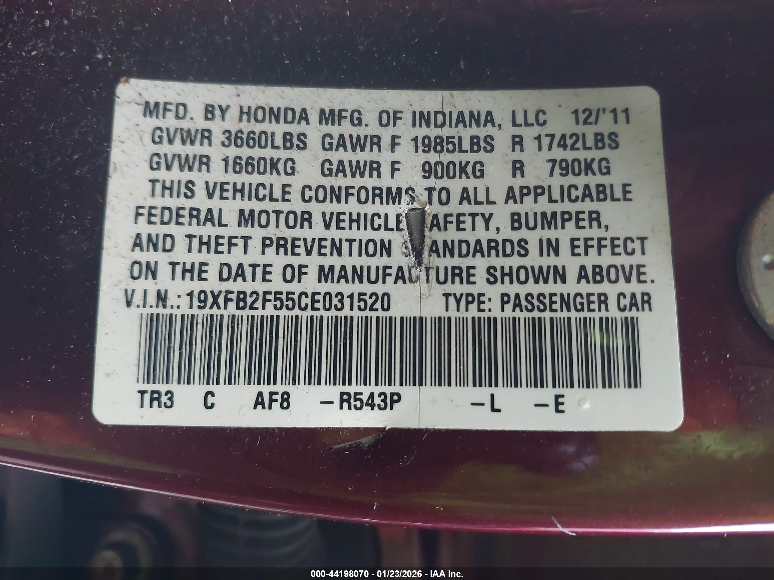 HONDA CIVIC image 9