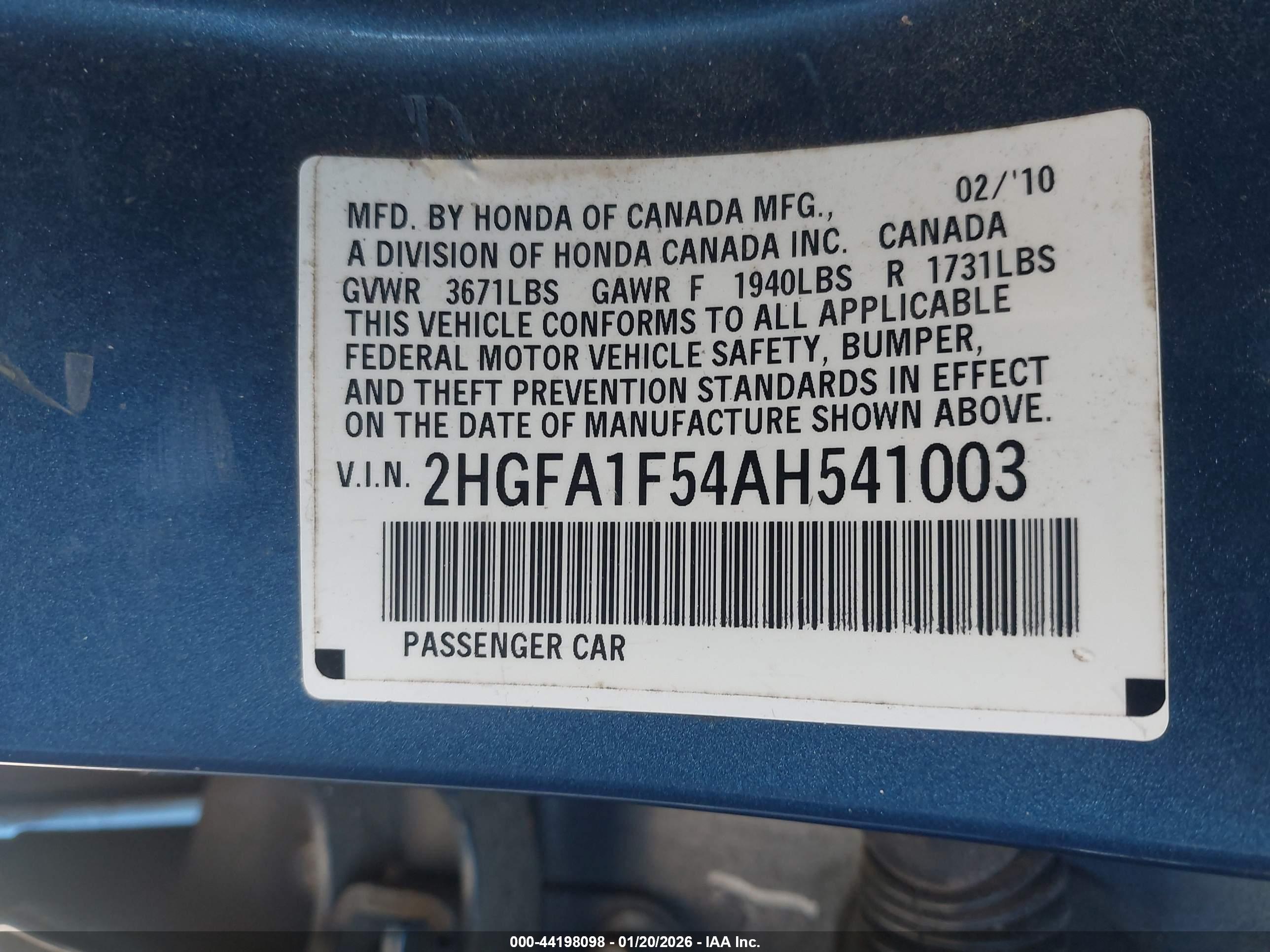 HONDA CIVIC image 9