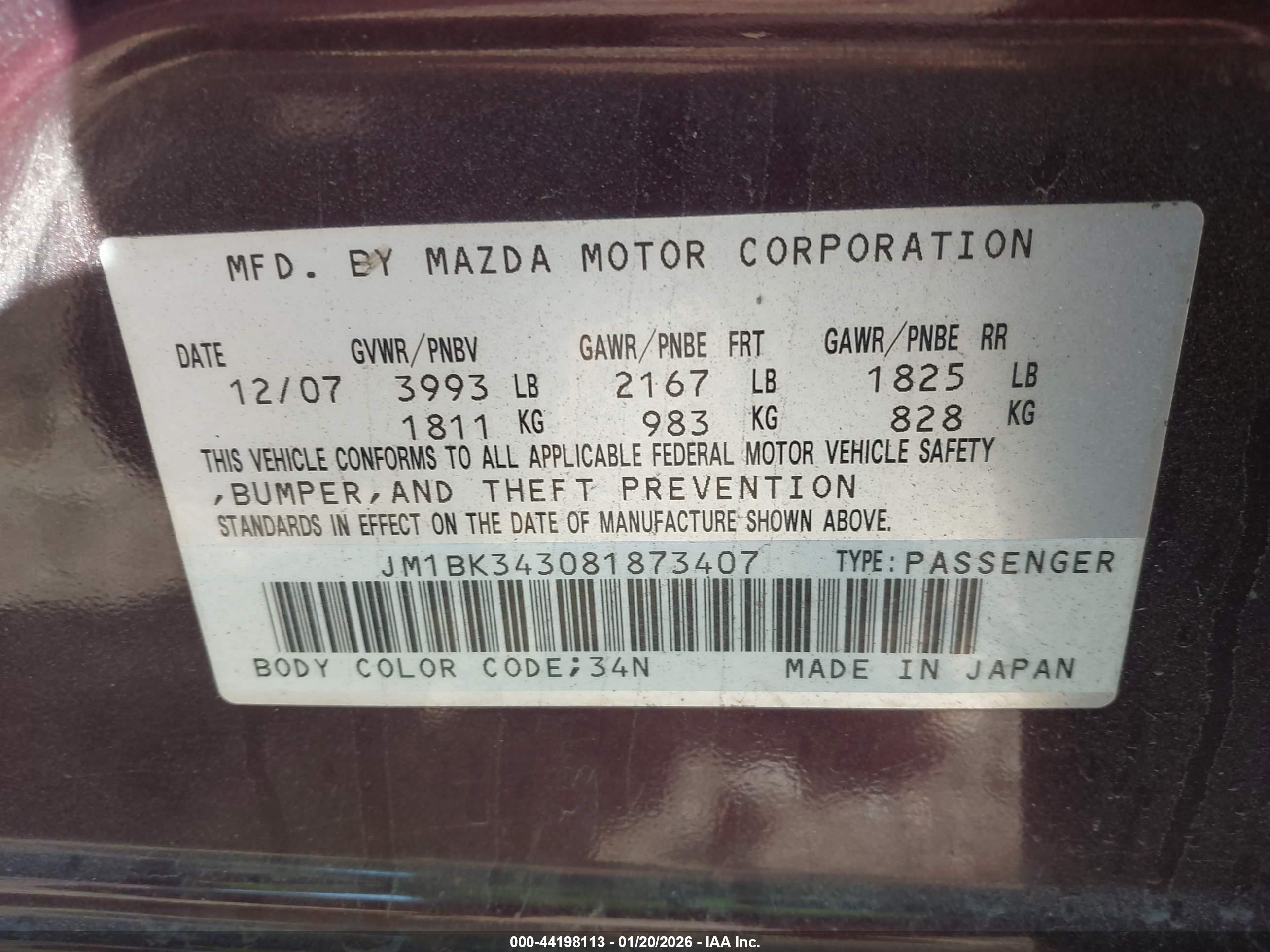 MAZDA MAZDA3 image 9