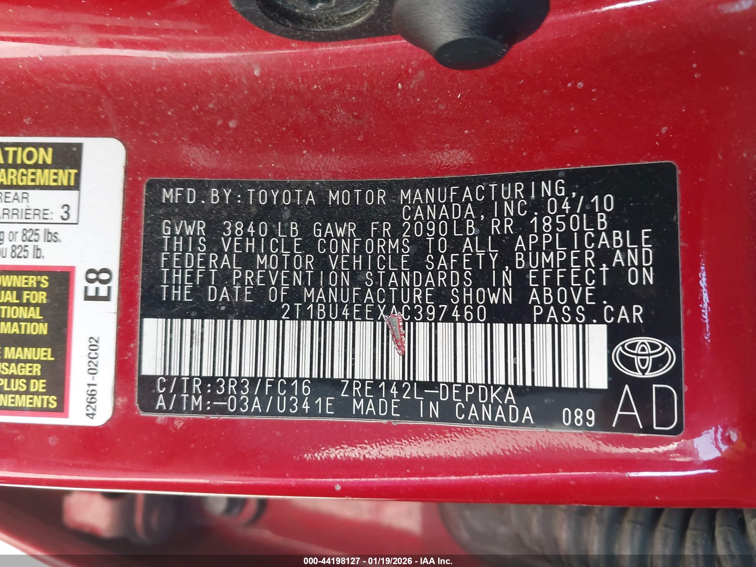 TOYOTA COROLLA image 9